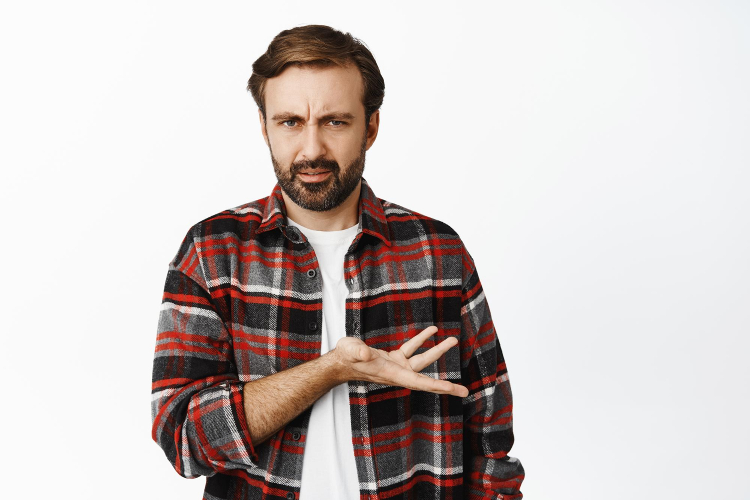 Ein verärgerter Mann | Quelle: Freepik