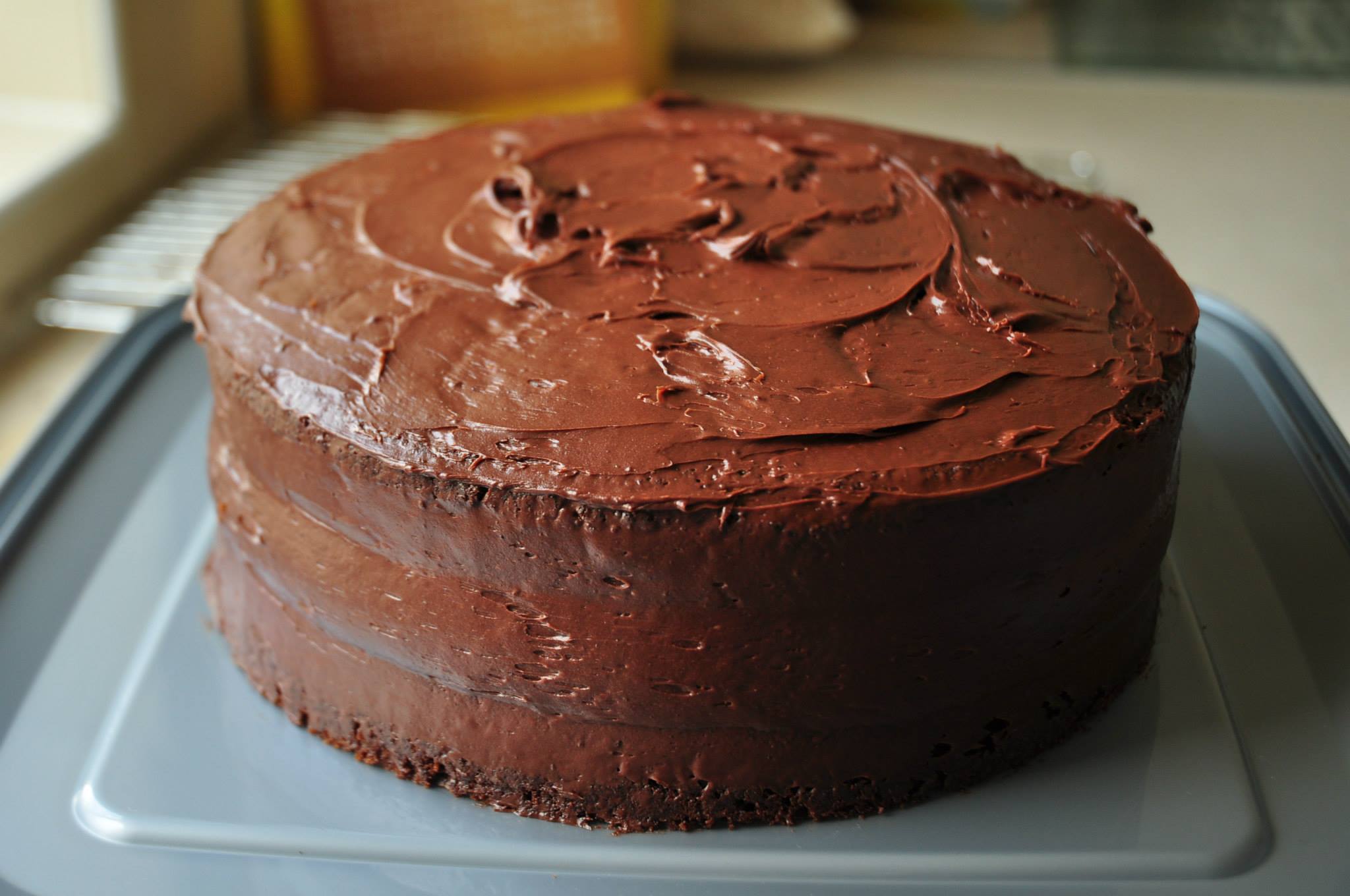 Ein selbstgebackener Schokoladenkuchen | Quelle: Flickr