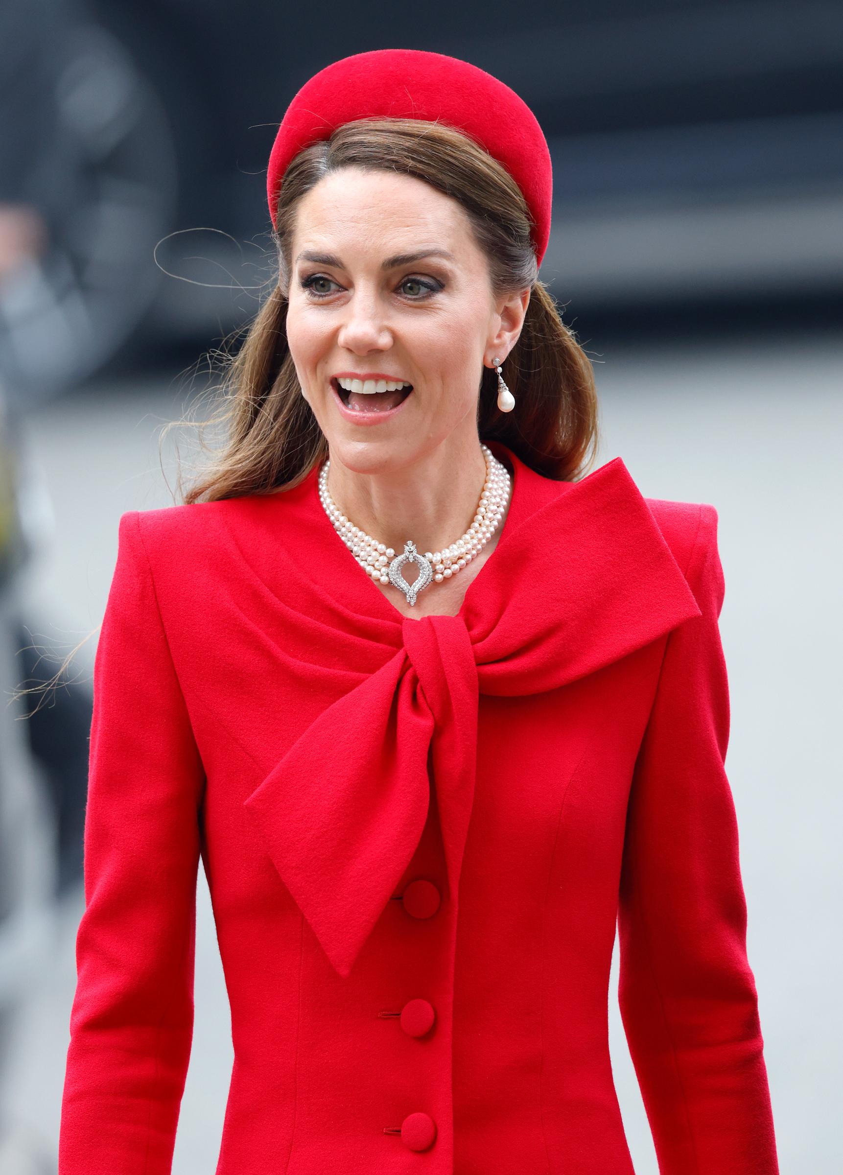 Prinzessin Catherine besucht die Feierlichkeiten zum Commonwealth Day in der Westminster Abbey in London, England, am 10. März 2025 | Quelle: Getty Images