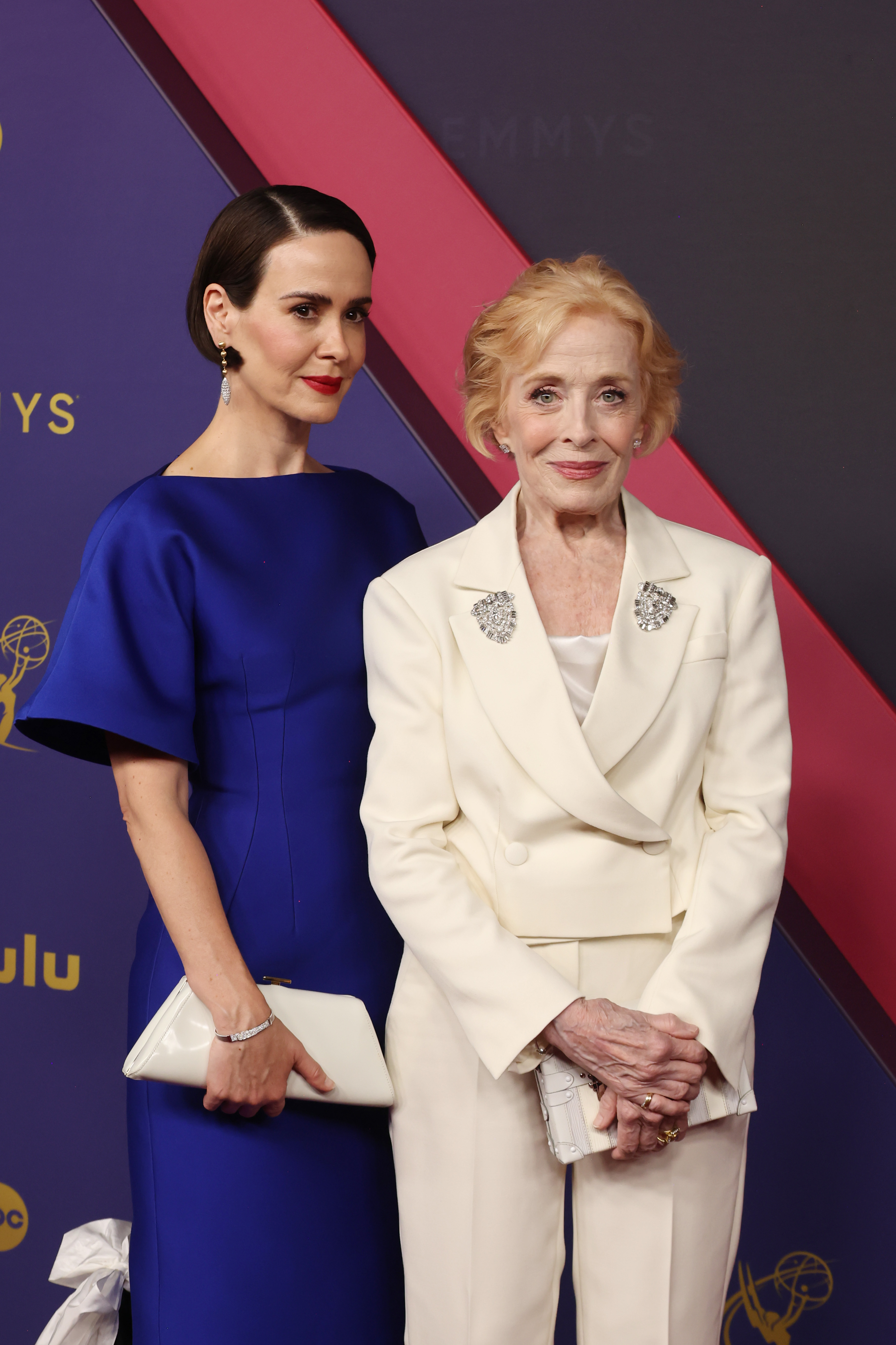 Sarah Paulson und Holland Taylor bei den 76. Primetime Emmy Awards am 15. September 2024 in Los Angeles, Kalifornien. | Quelle: Getty Images