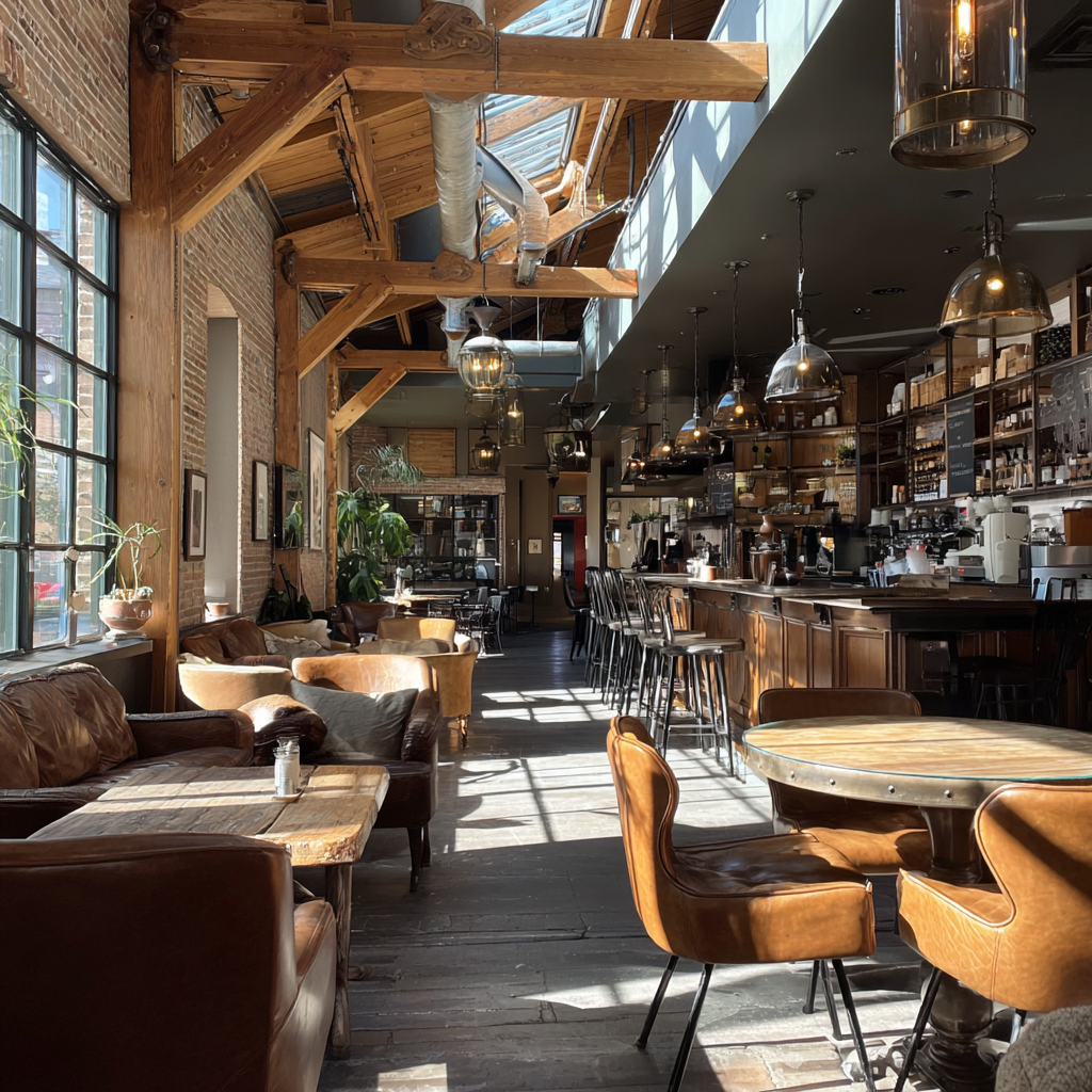 Das Innere eines Cafés | Quelle: Midjourney