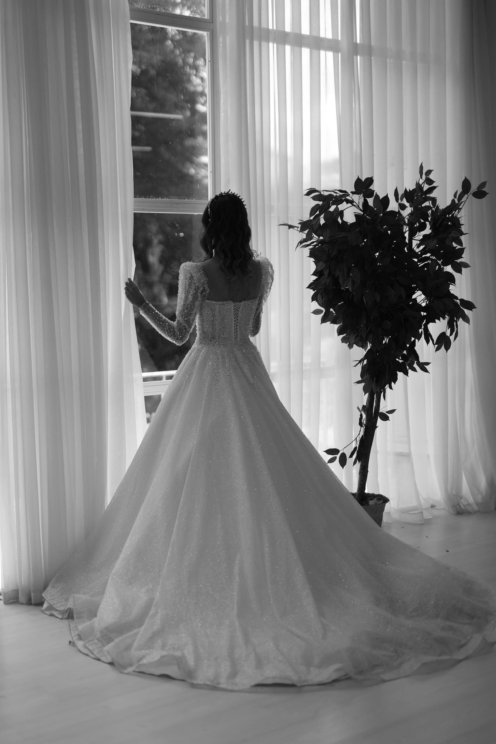 Eine Braut in einer Umkleidekabine | Quelle: Pexels