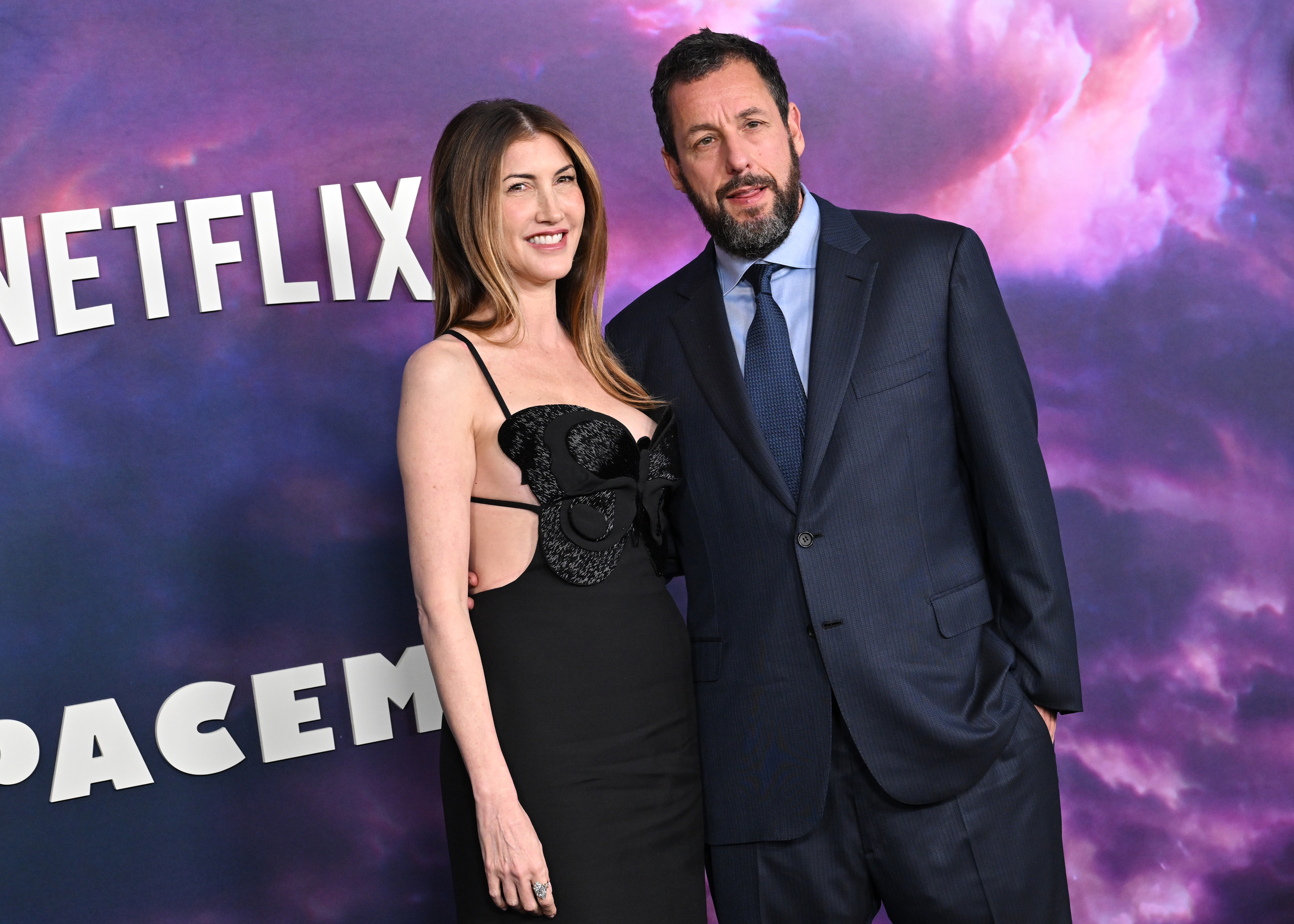 Jackie Sandler und Adam Sandler, 2024 | Quelle: Getty Images