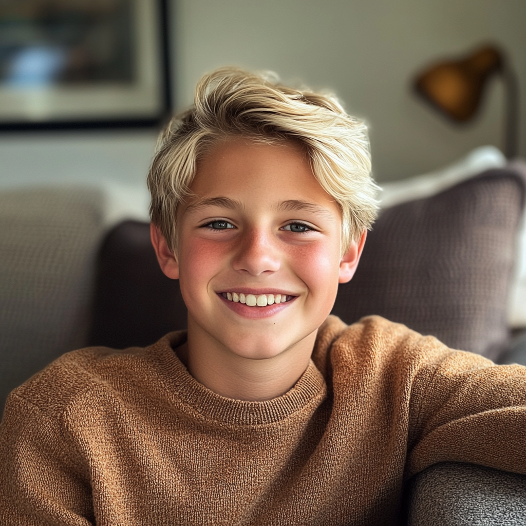 Ein glücklicher Teenager-Junge | Quelle: Midjourney