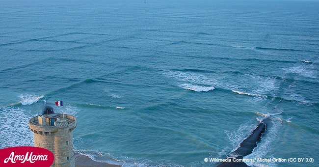 Wenn Du jemals quadratische Wellen siehst, musst Du aus der See weggehen