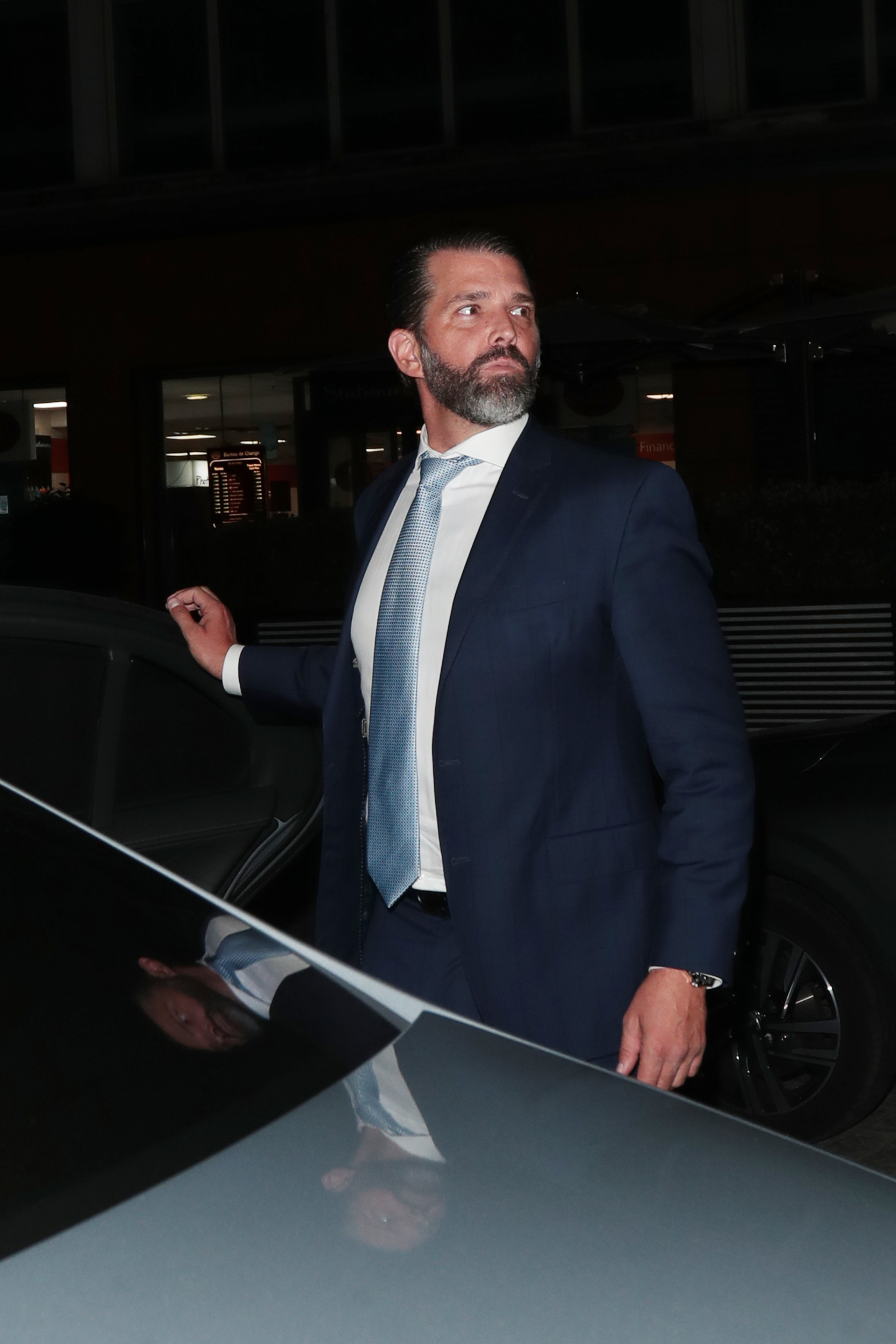 Donald Trump Jr. wird am 12. Juni 2024 in London, England, gesichtet. | Quelle: Getty Images