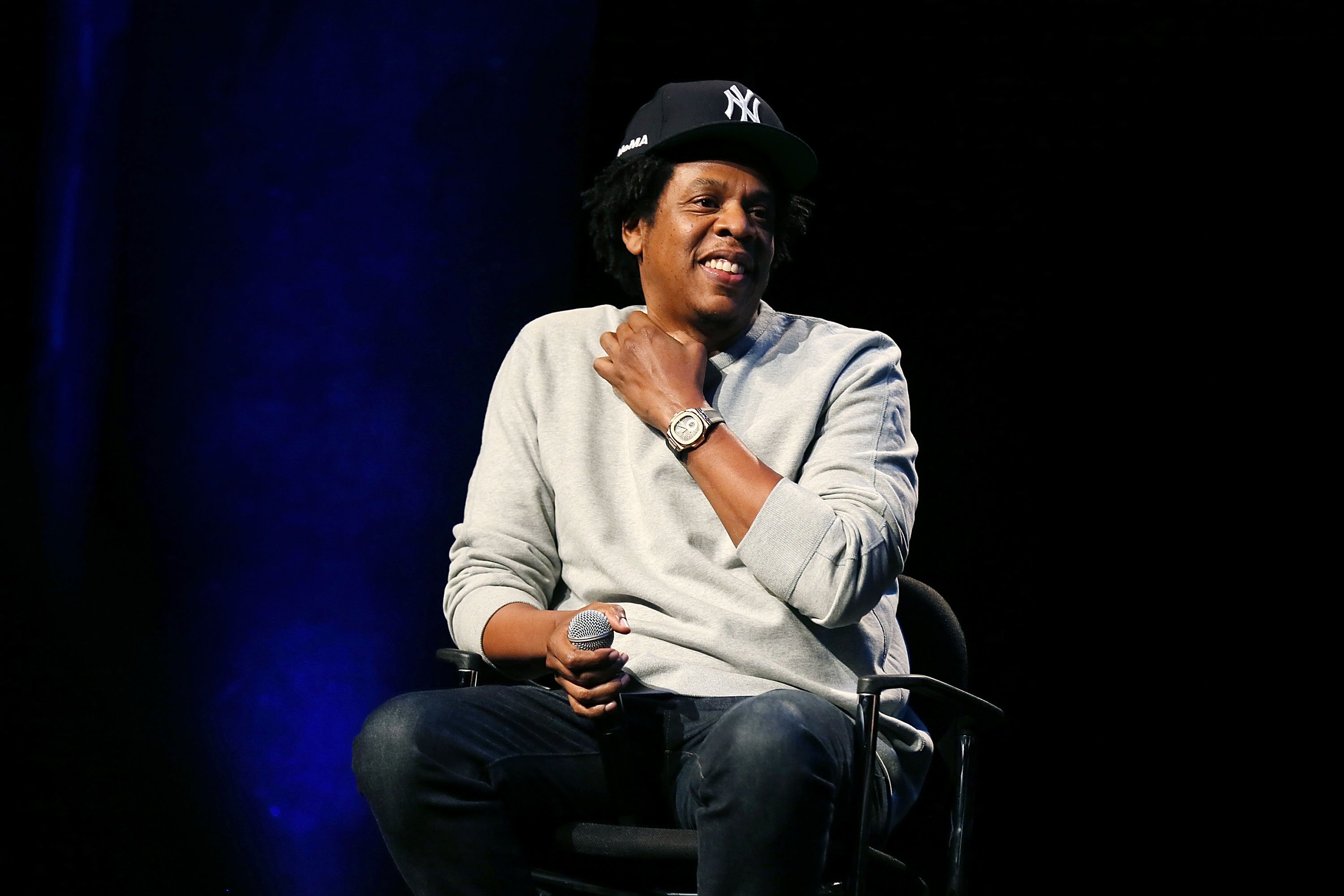 Jay-Z Carter beim Launch der Criminal Justice Reform Organization in New York City am 23. Januar 2019 | Quelle: Getty Images