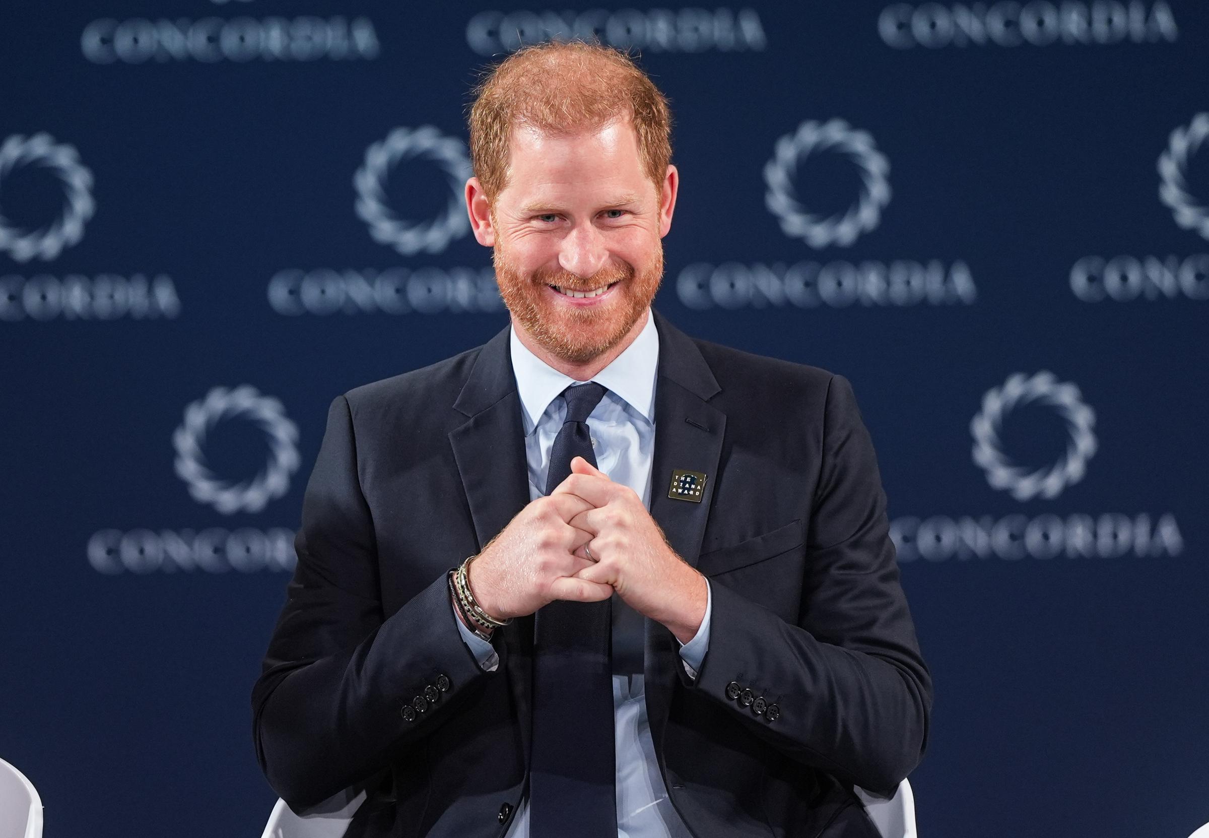 Der Herzog von Sussex auf dem Concordia-Jahresgipfel 2024 am 23. September 2024 in New York. | Quelle: Getty Images