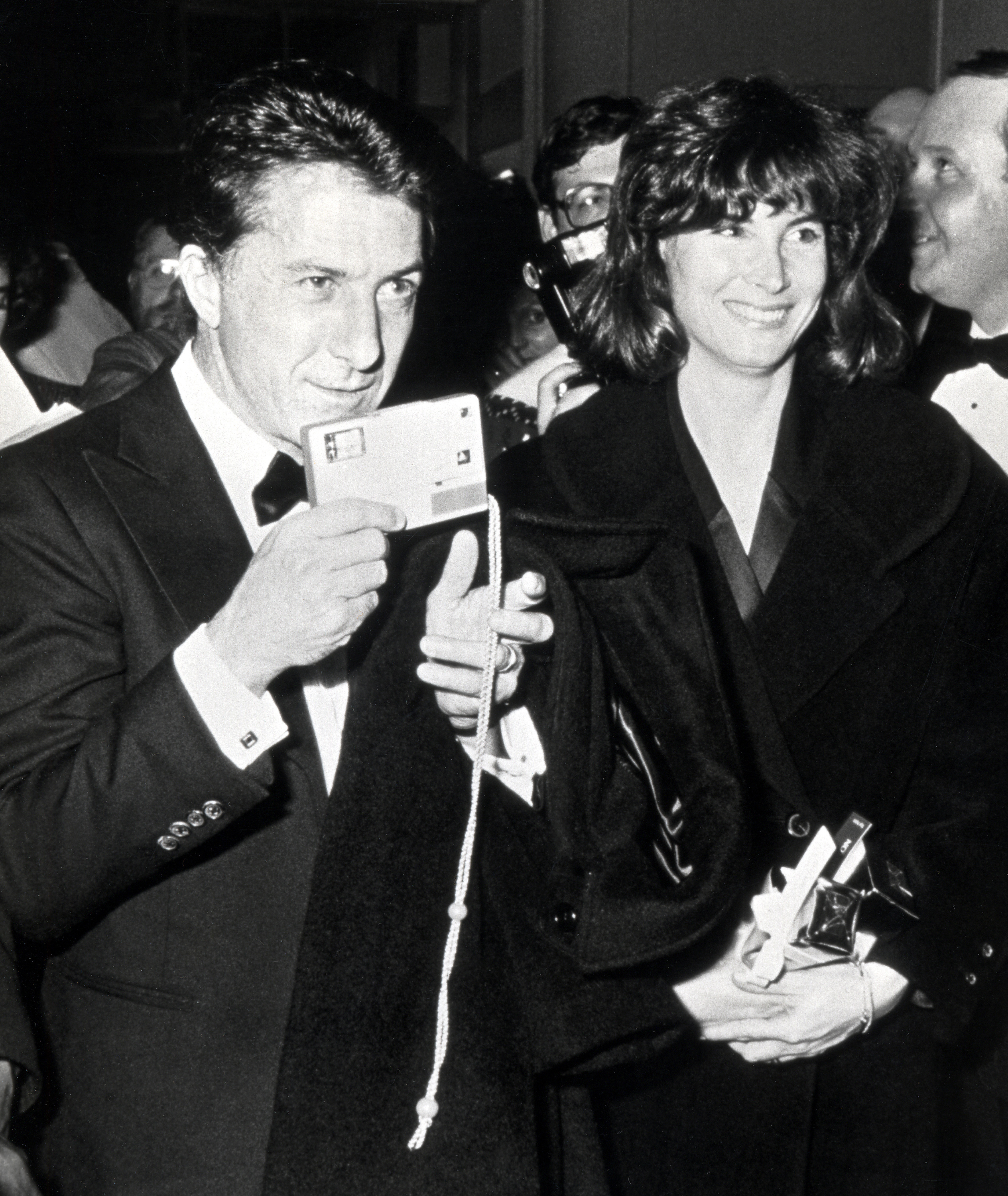 Der Schauspieler und die Frau beim America Museum of Moving Images Tribute to Elia Kazan in New York City am 19. Januar 1987. | Quelle: Getty Images