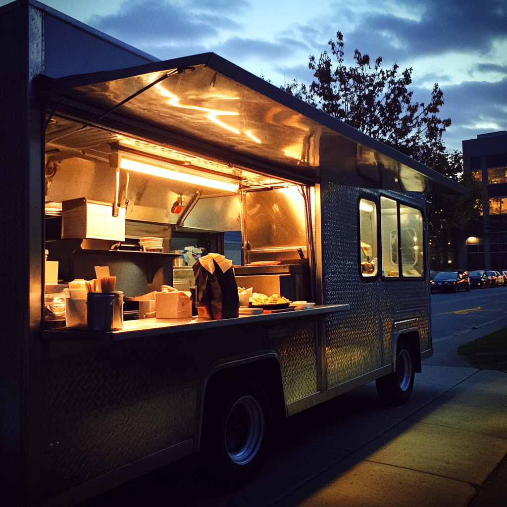 Ein Food Truck | Quelle: Midjourney