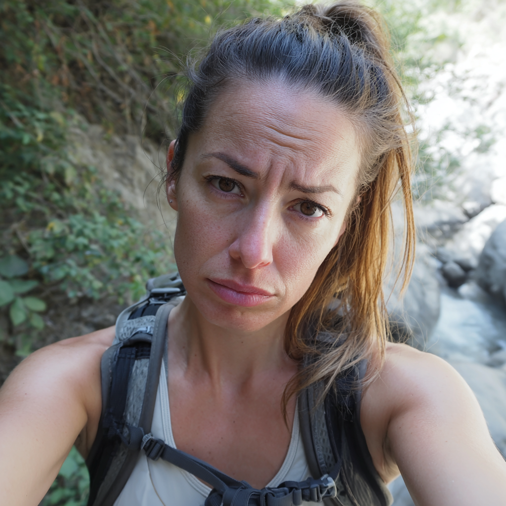 Eine stirnrunzelnde und aufgebrachte Frau | Quelle: Midjourney