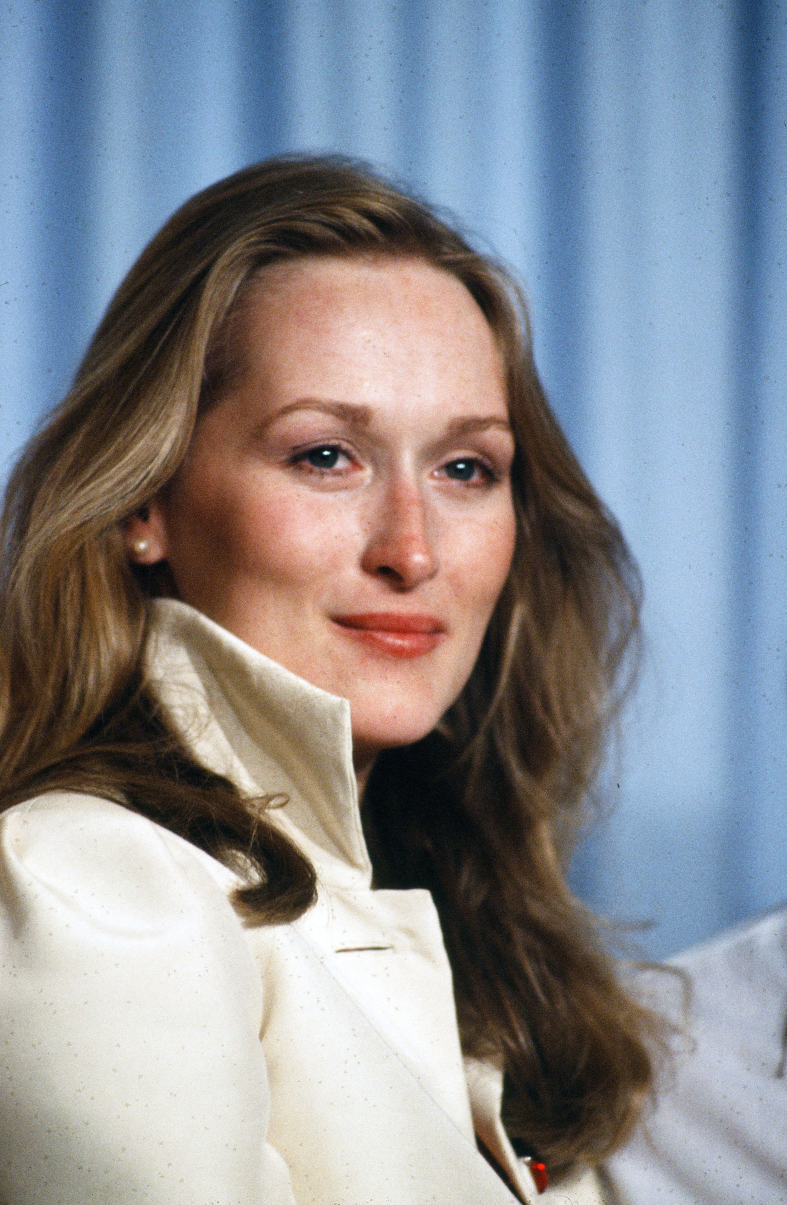 Meryl Streep posiert hinter der Bühne, nachdem sie bei den 52. Academy Awards im Dorothy Chandler Pavilion in Los Angeles, Kalifornien, als "Beste Nebendarstellerin" ausgezeichnet wurde| Quelle: Getty Images