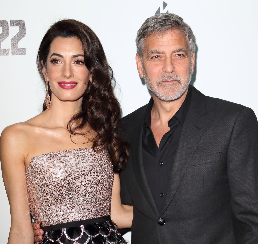 Amal Clooney und George Clooney im Vue Westfield, Einkaufszentrum Westfield, Shepherds Bush | Quelle: Getty Images