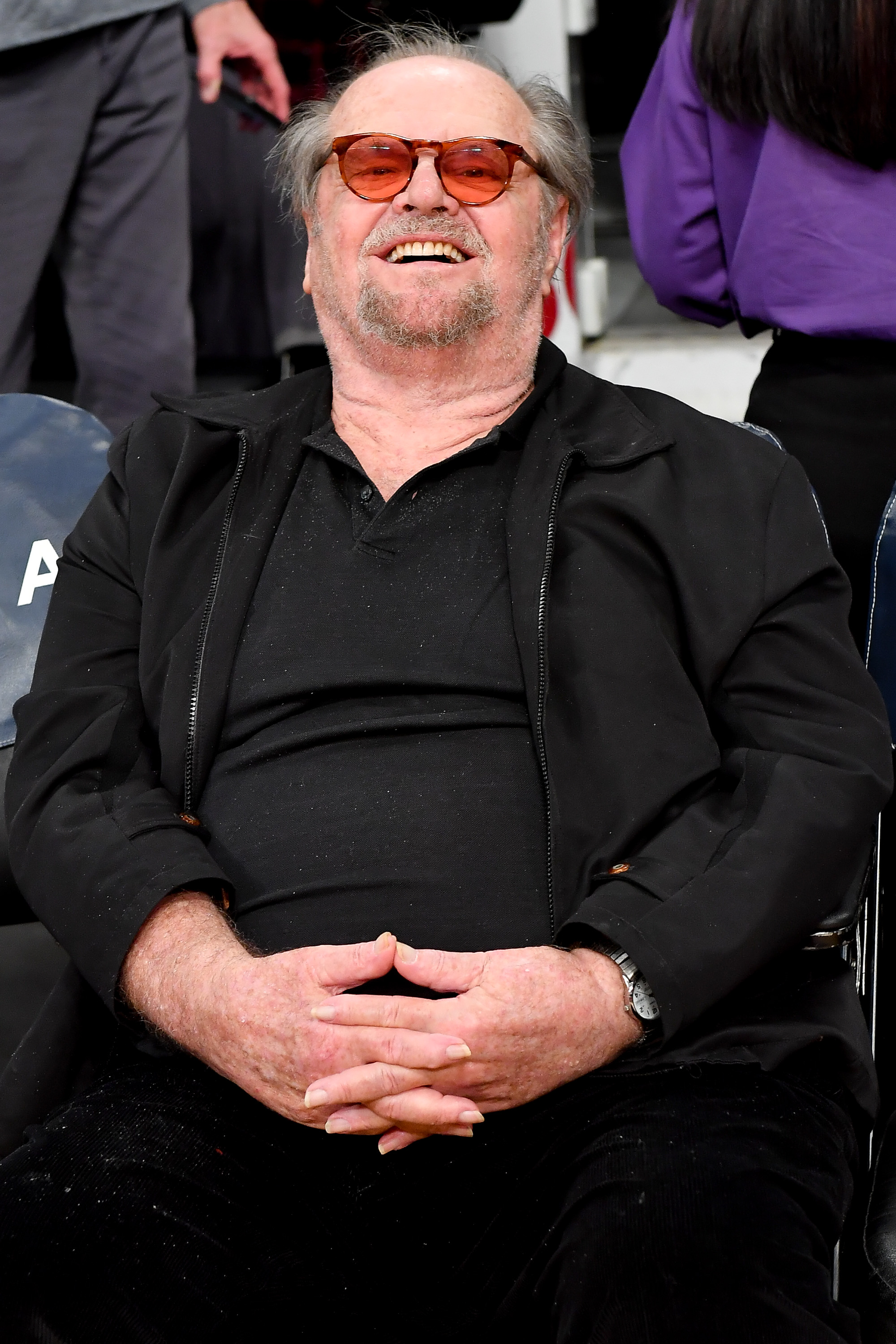 Jack Nicholson bei einem Basketballspiel am 7. Januar 2020 in Los Angeles, Kalifornien | Quelle: Getty Images