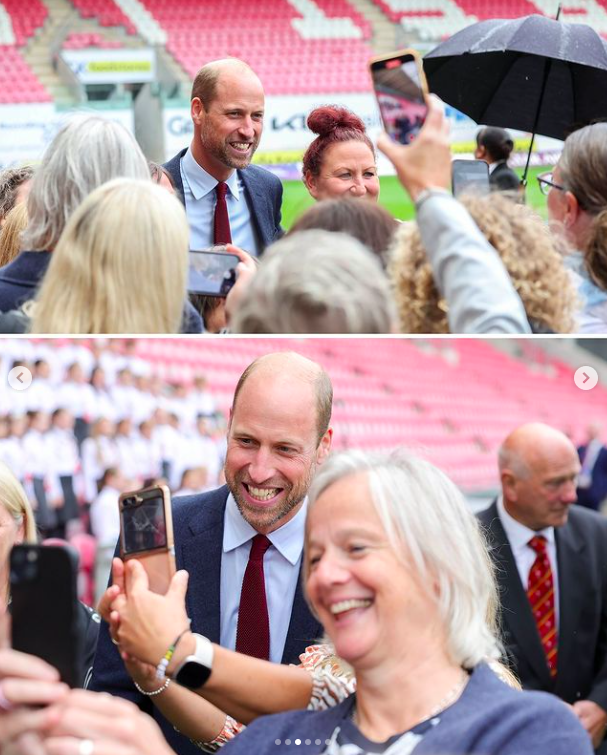 Prinz Harry posiert für Fotos mit Menschen, gepostet am 11. September 2024 | Quelle: Instagram/princeandprincessofwales