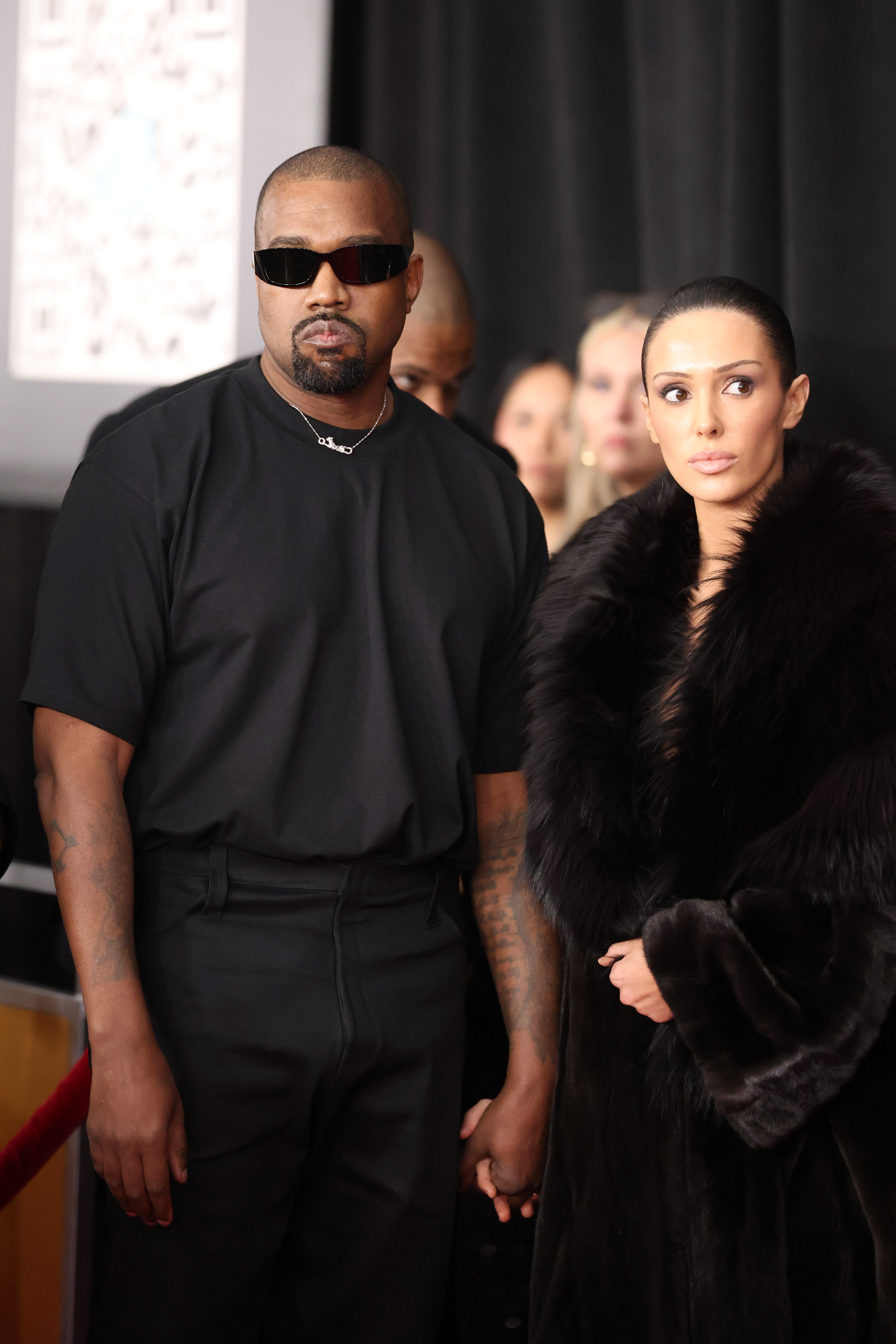 Kanye West und Bianca Censori bei den 67th Annual Grammy Awards am 2. Februar 2025 in Los Angeles, Kalifornien. | Quelle: Getty Images