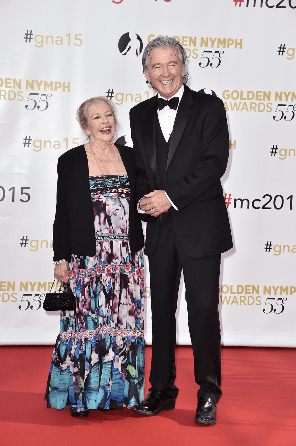 Patrick Duffy und Carlyn Rosser bei den Golden Nymph Awards am 18. Juni 2015 in Monaco. | Quelle: Getty Images