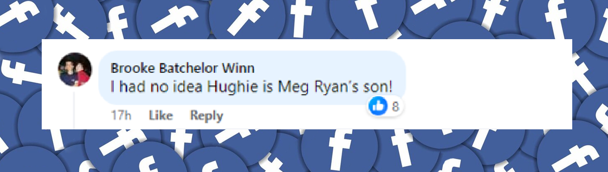 Ein Fan ist überrascht, dass Jack Quaid der Sohn von Meg Ryan ist | Quelle: Facebook/Neuigkeiten