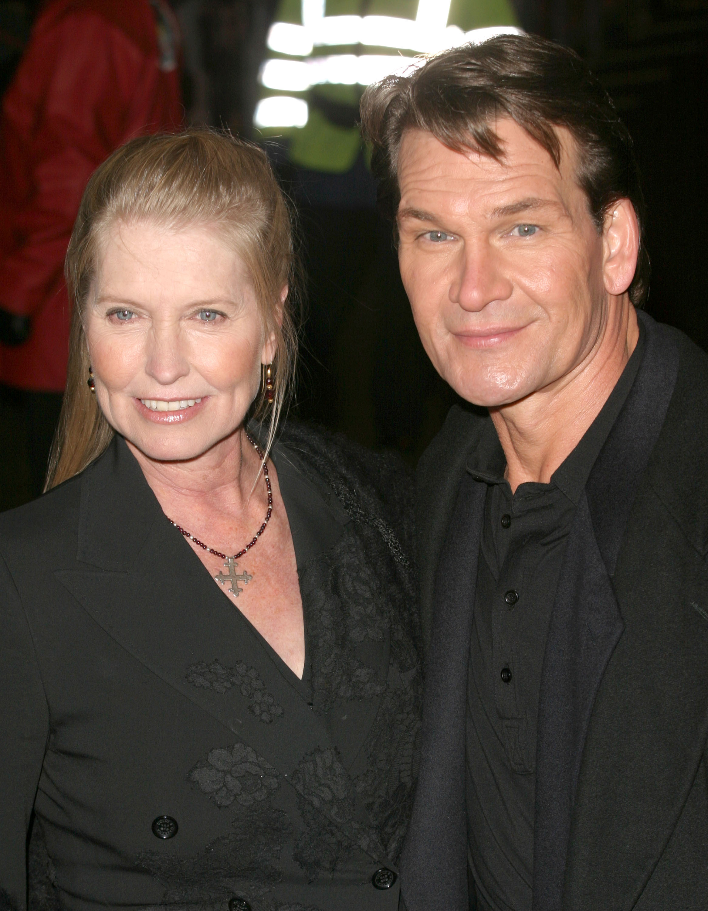 Lisa Niemi und Patrick Swayze bei der Londoner Premiere von "Keeping Mum", 2005 | Quelle: Getty Images