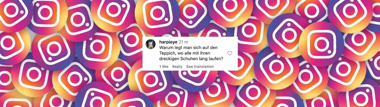 Nutzer-Kommentar | Quelle: Instagram/cathyhummels