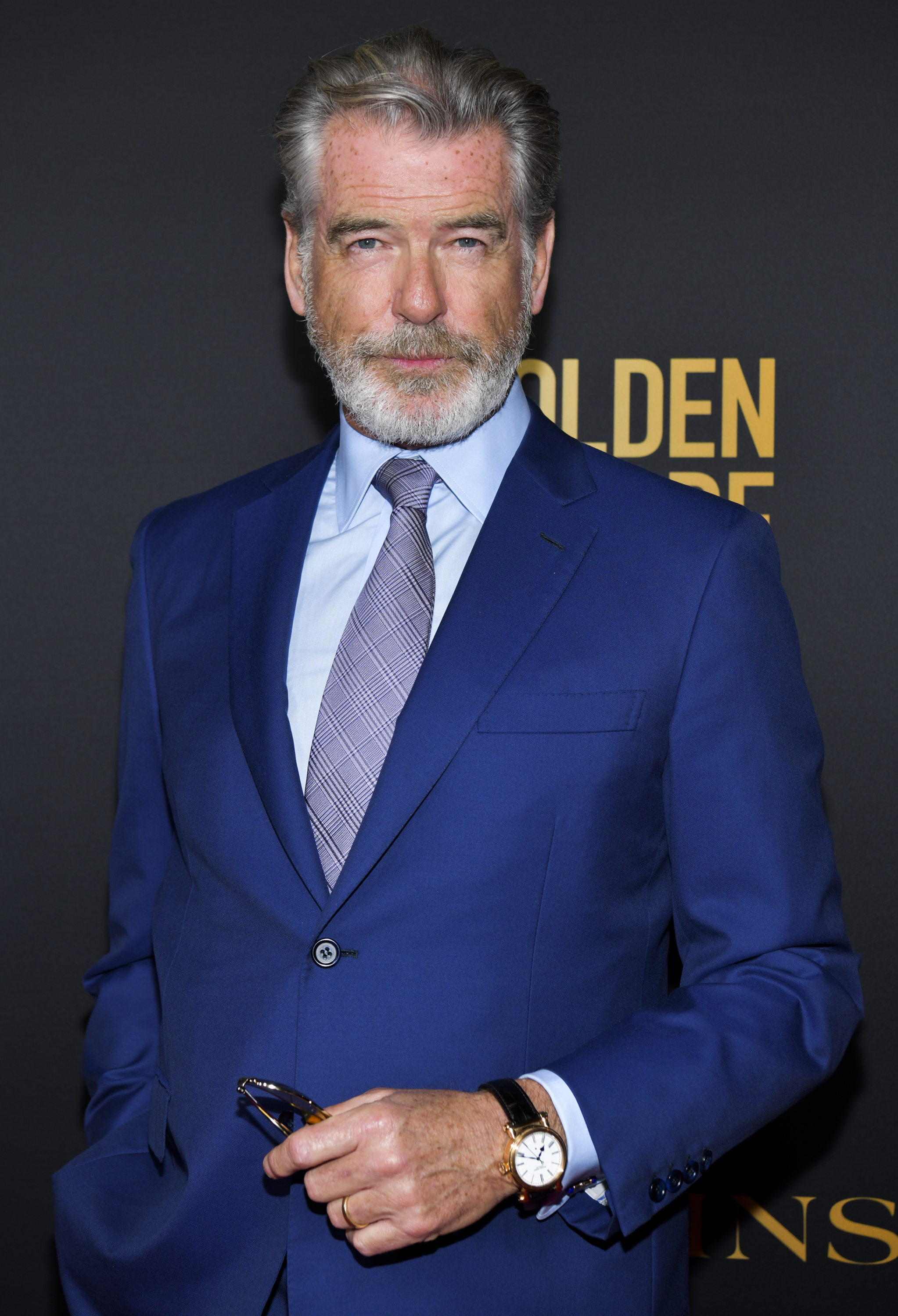 Pierce Brosnan bei der HFPA und THR Golden Globe Ambassador Party in Kalifornien im Jahr 2019 | Quelle: Getty Images
