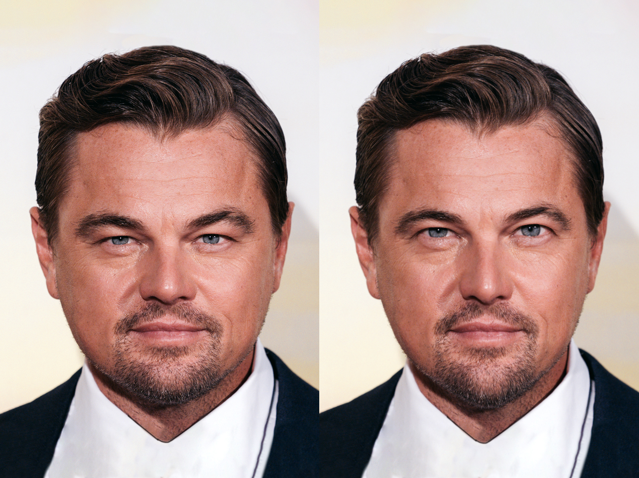 Der echte Leonardo DiCaprio vs. sein Ideal-Ich | Quelle: Getty Images