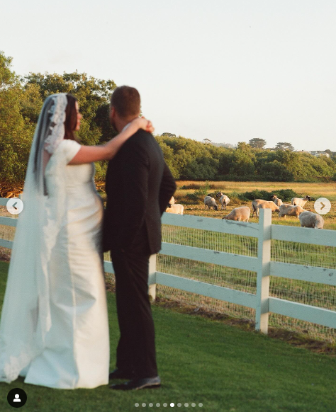 Morgan Eastwood and Tanner Koopmans on their wedding day, June 18, 2024 | Source: Instagram/morganeastwood