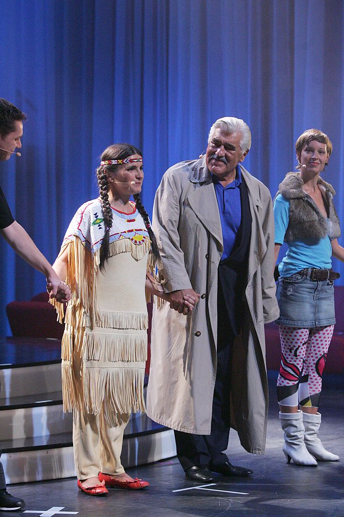 Mario Adorf Und Tochter Stella Maria Adorf Beim 75. Geburtstag Von M. Adorf Mit Der Premiere Der Tournee "Da Capo, Mario!" Im Prinzregententheater In Münche | Quelle: Getty Images