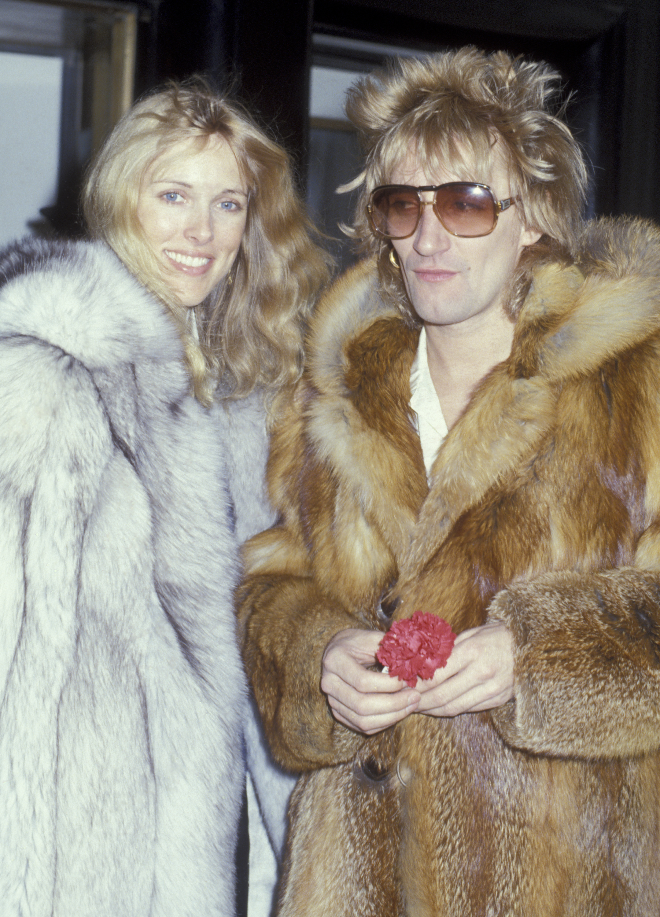 Alana und Rod Stewart, gesehen am 10. Januar 1979 | Quelle: Getty Images