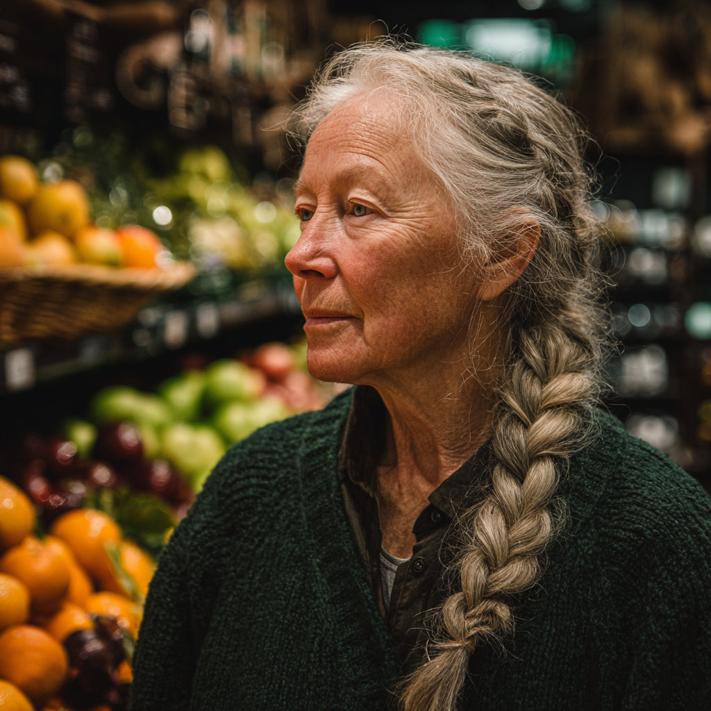 Uśmiechnięta starsza kobieta | Źródło: Midjourney