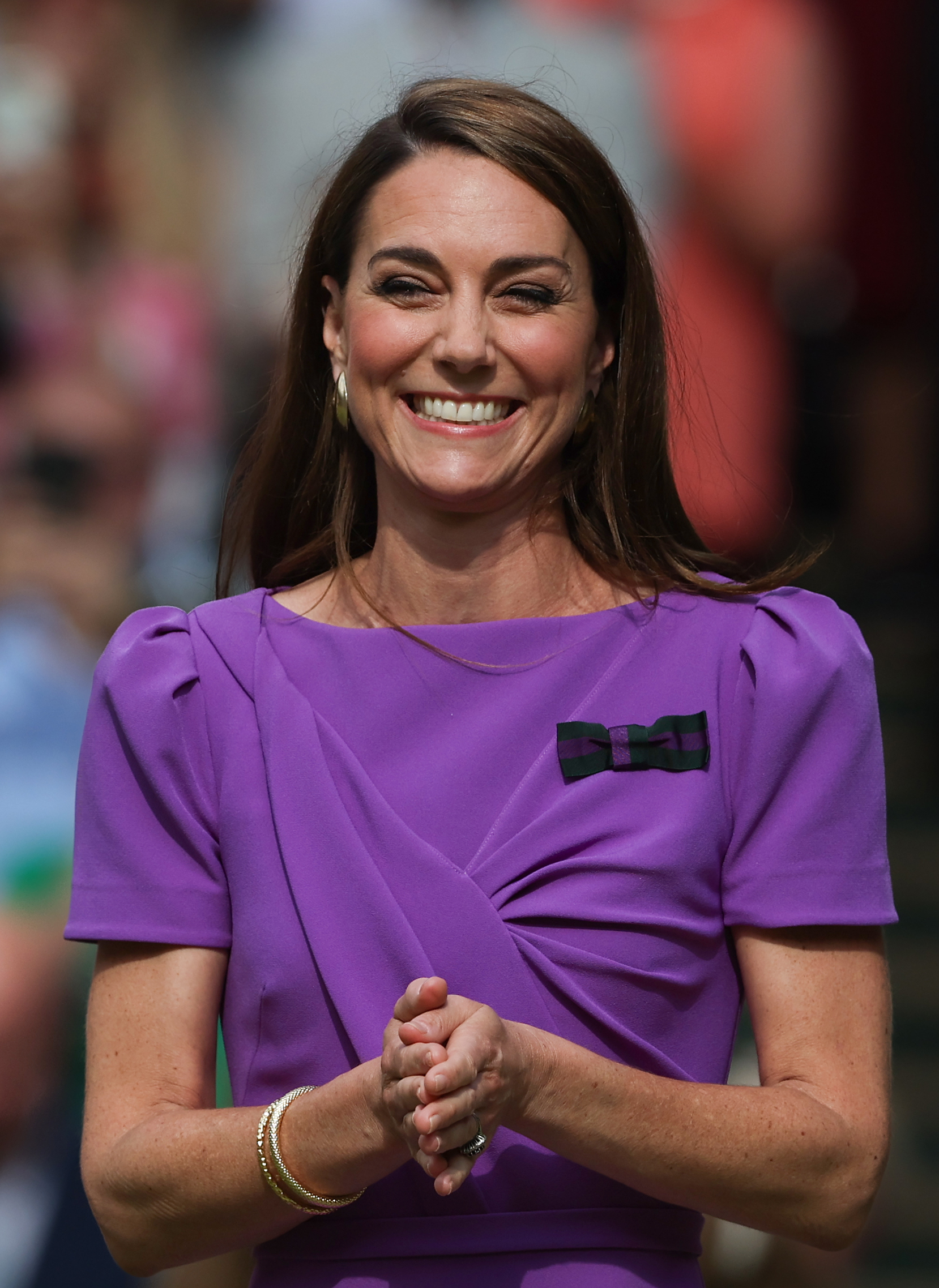 Kate Middleton während der Wimbledon Tennis Championships am 14. Juli 2024 in London, England. | Quelle: Getty Images