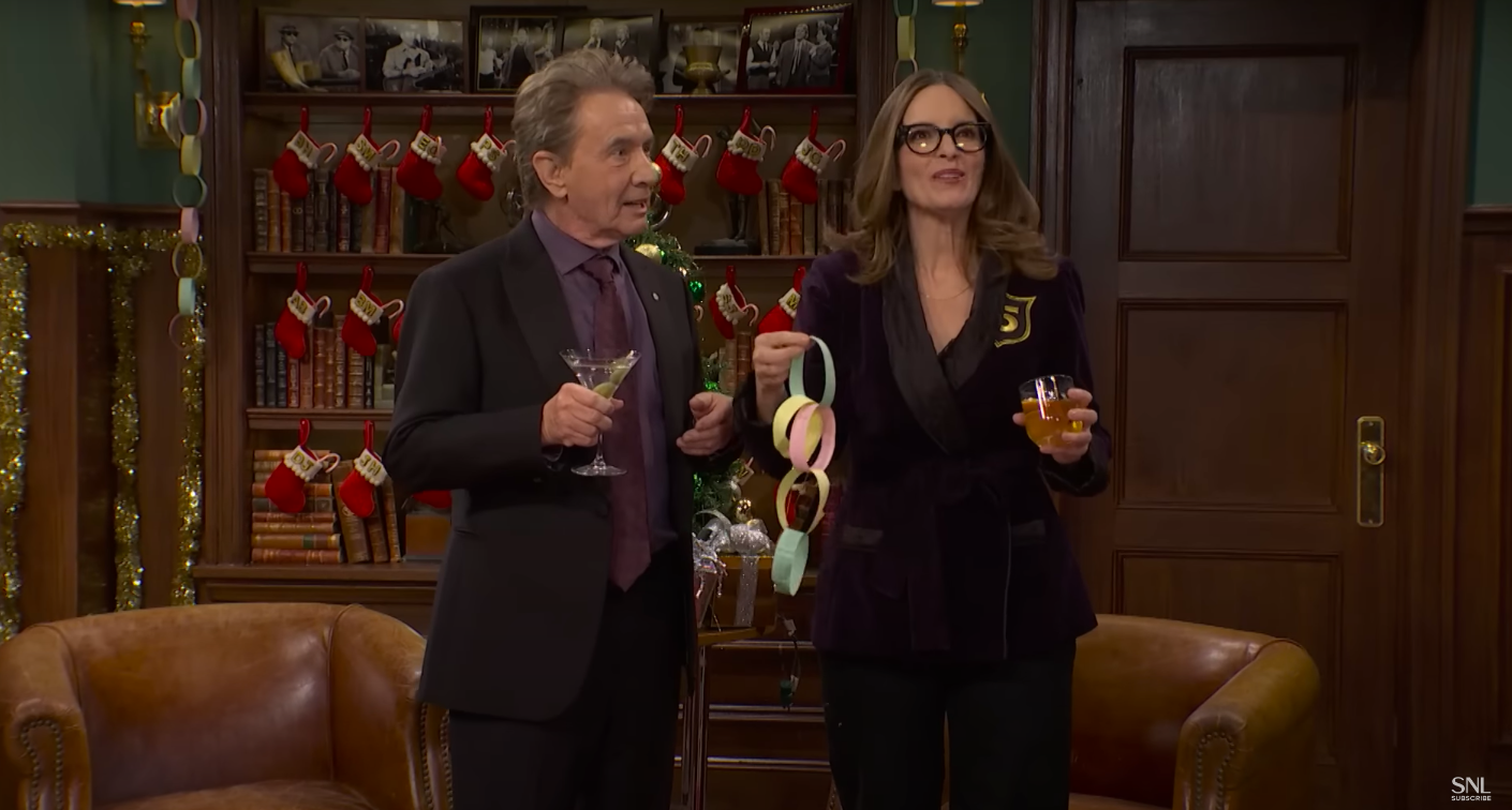 Martin Short und Tina Fey. | Quelle: YouTube/Saturday Night Live