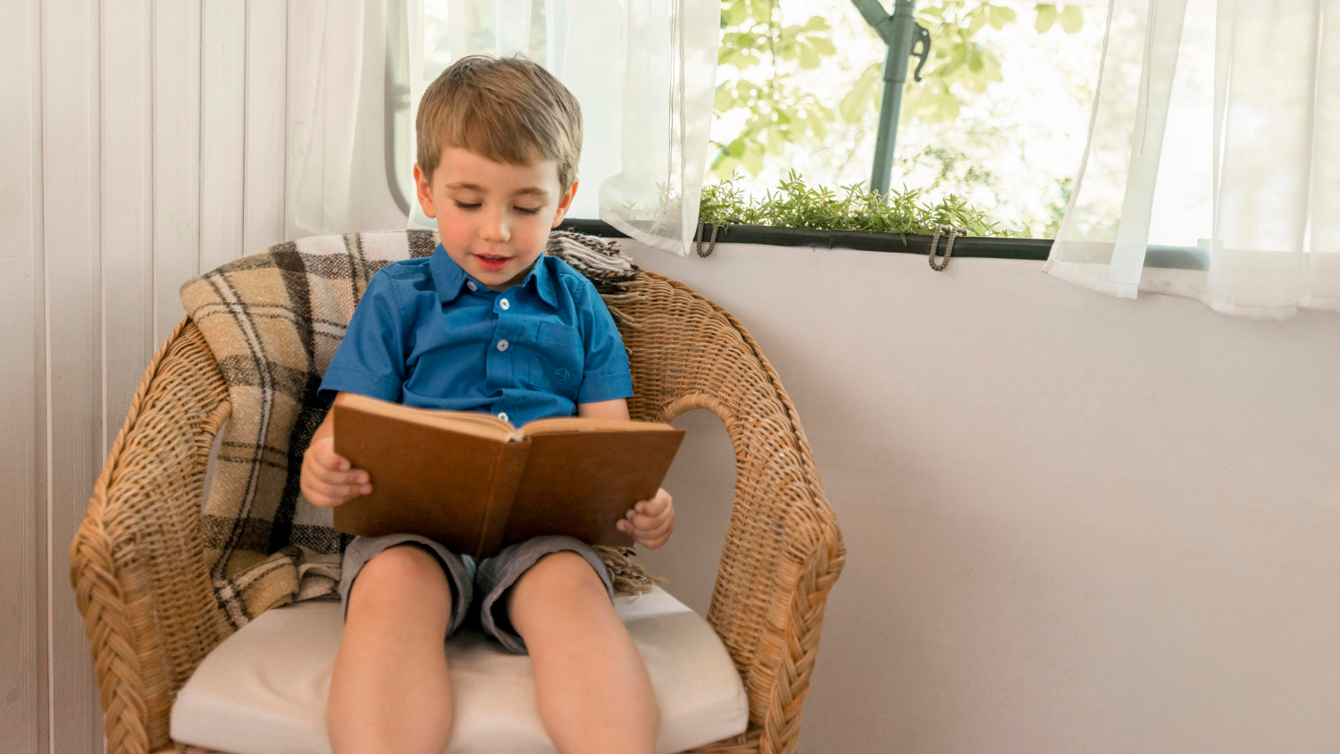Ein kleiner Junge liest ein Buch | Quelle: Freepik