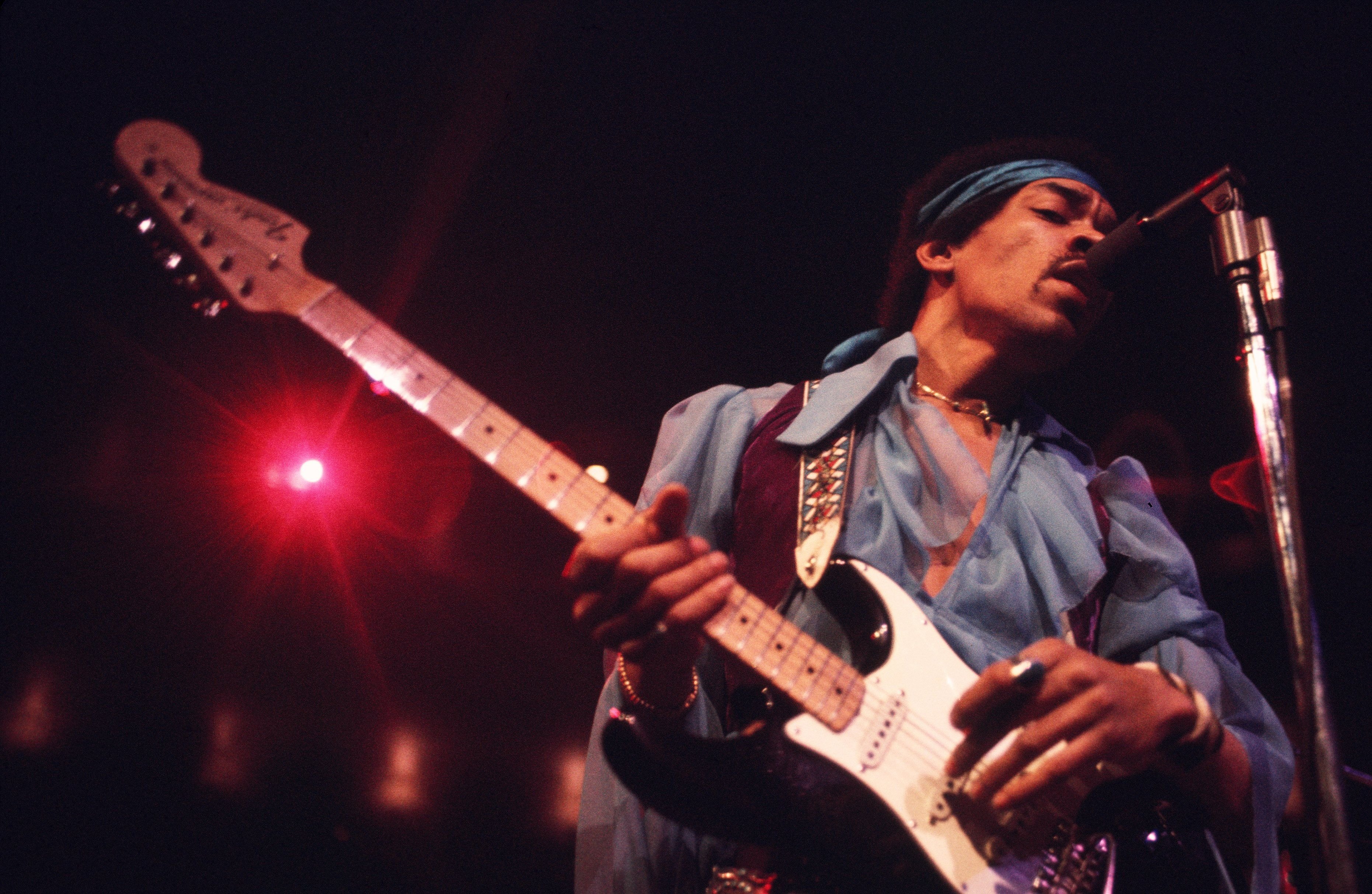 Jimi Hendrix im Madison Square Garden, New York City, 18. Mai 1969 | Quelle: Getty Images
