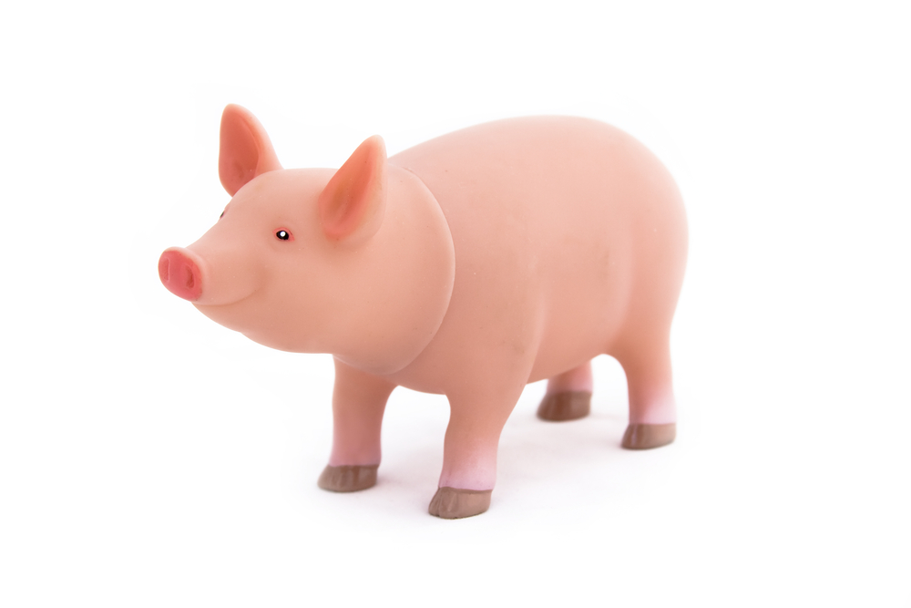 Ein Plastikschwein | Shutterstock
