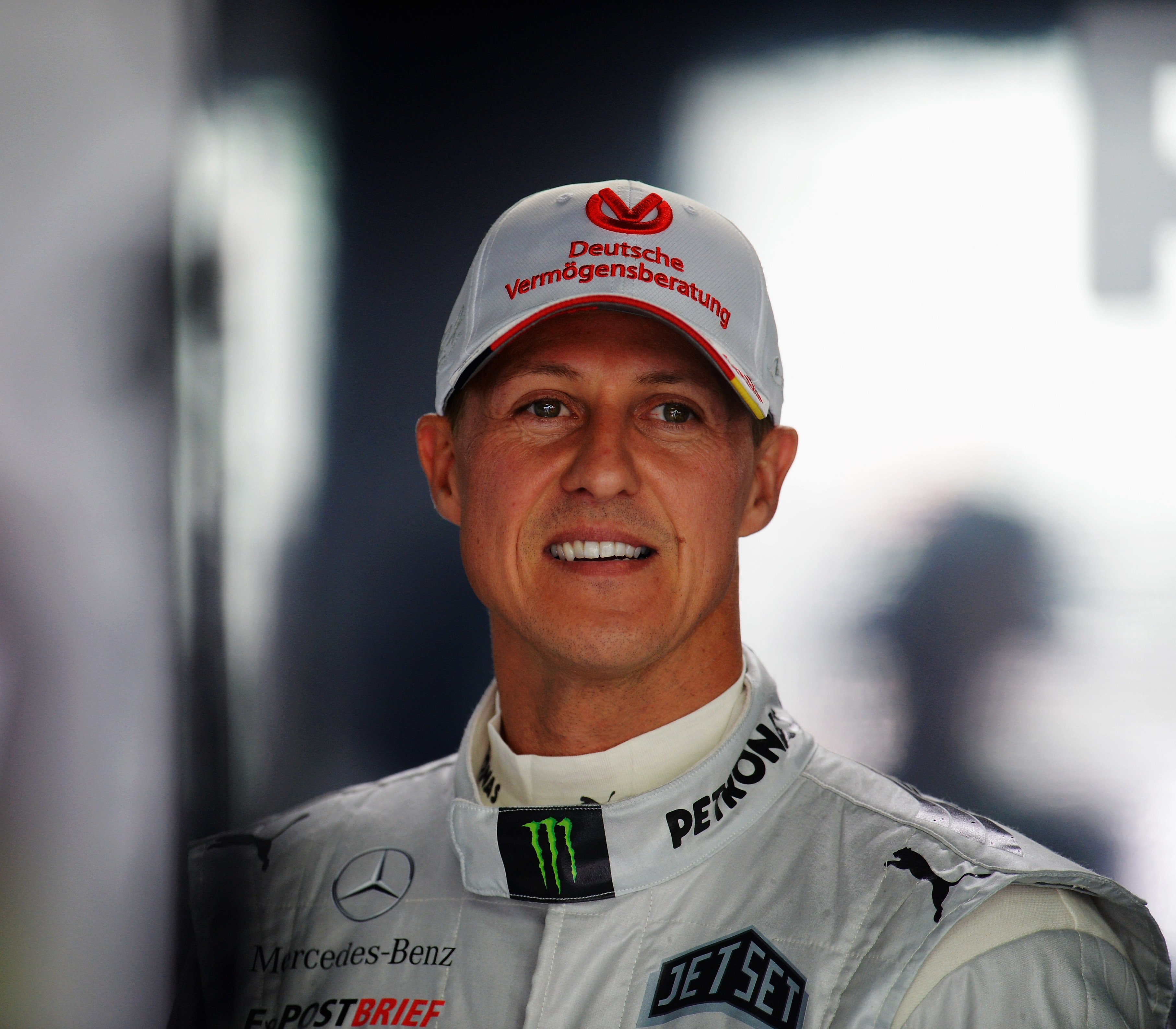 Michael Schumacher aus Deutschland und Mercedes GP bereitet sich darauf vor, während des Trainings für den Grand Prix von Deutschland am 20. Juli 2012 auf dem Hockenheimring in Hockenheim zu fahren. | Quelle: Getty Images