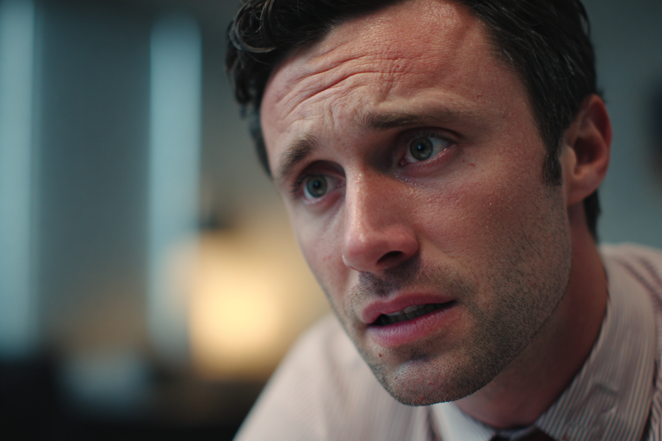 Ein junger Mann im Gespräch | Quelle: Midjourney