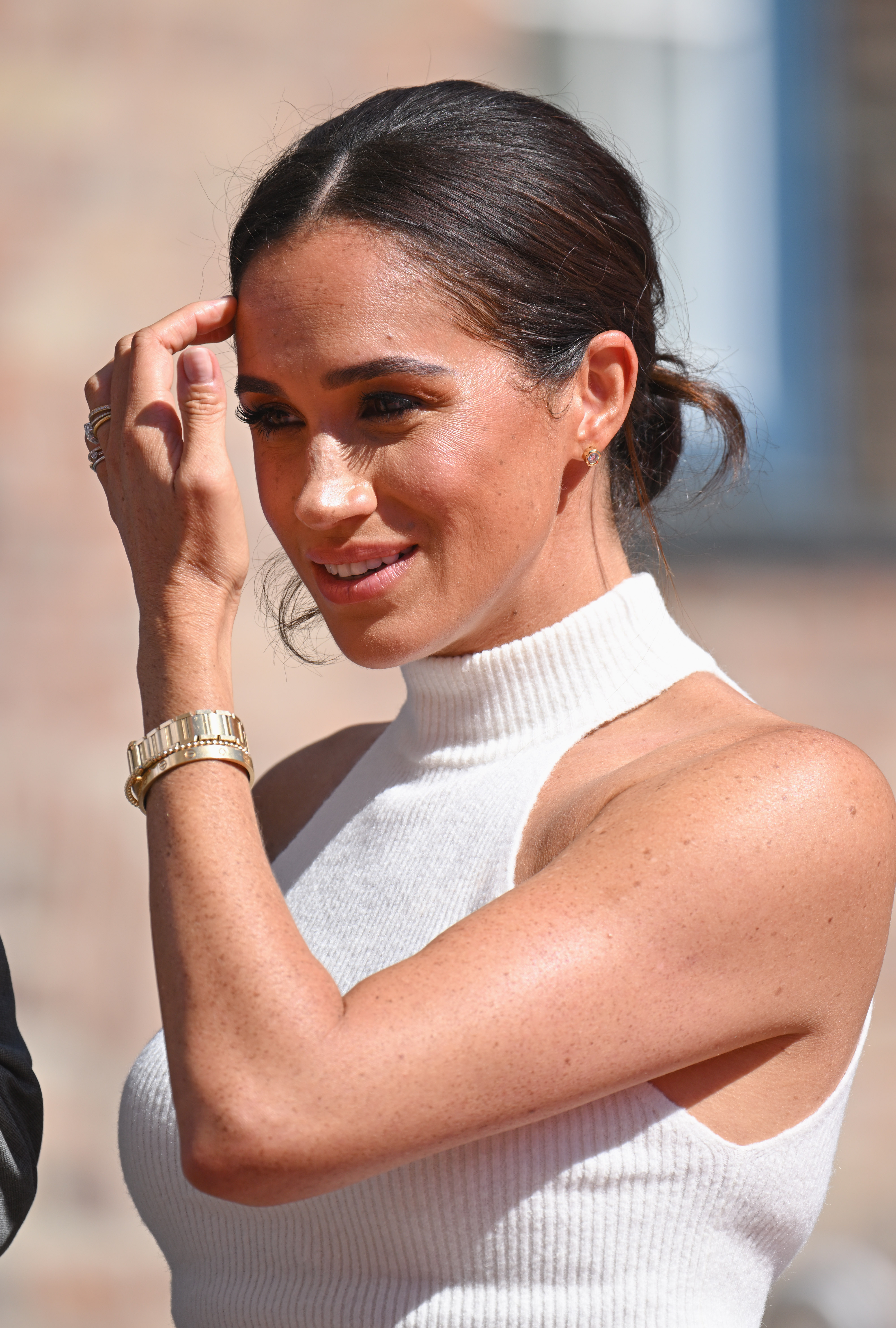 Meghan Markle während der Eröffnungsveranstaltung der Invictus Games Düsseldorf 2023 - One Year To Go in Düsseldorf, Deutschland am 6. September 2022 | Quelle: Getty Images