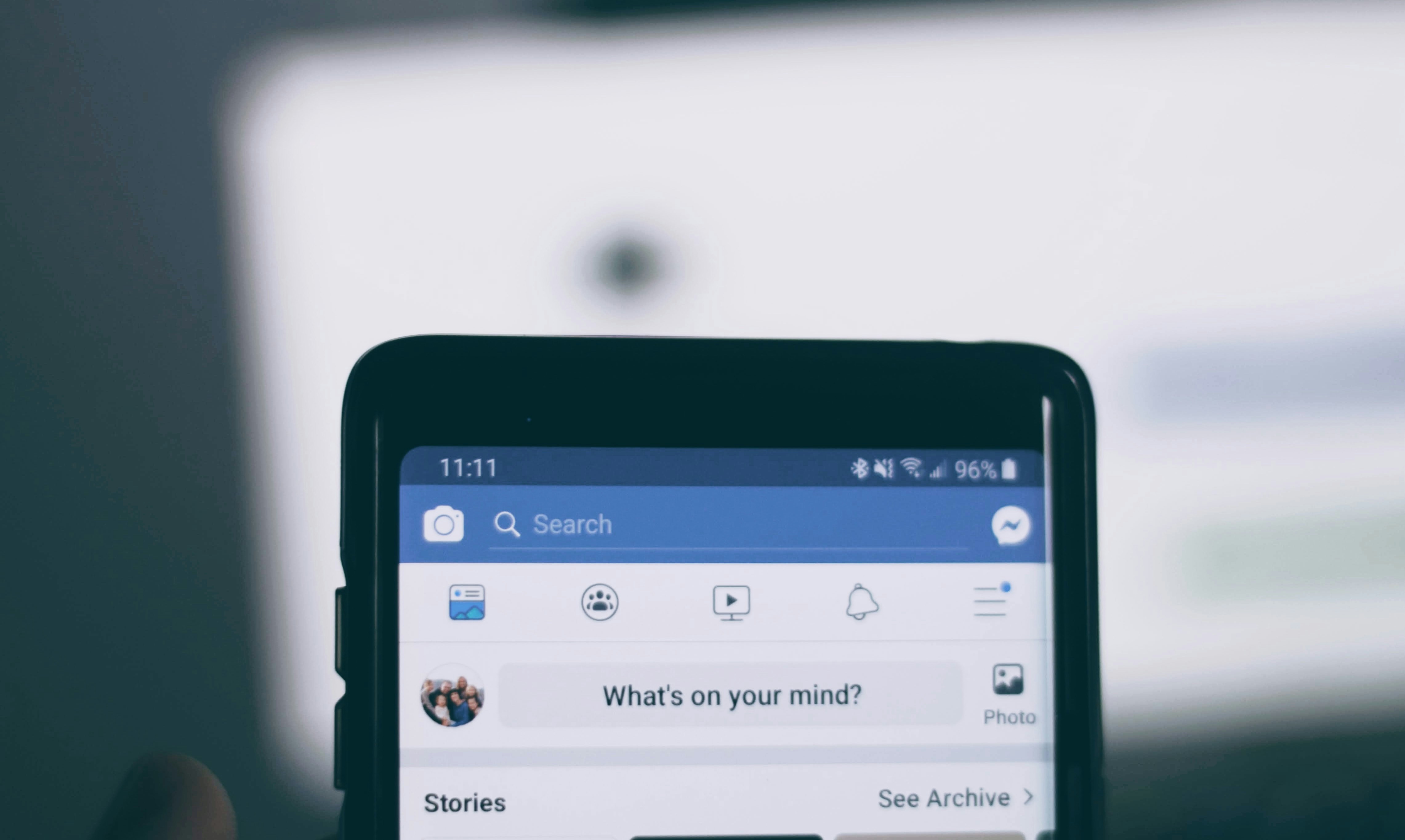 Ein Facebook-Konto auf einem Smartphone | Quelle: Unsplash