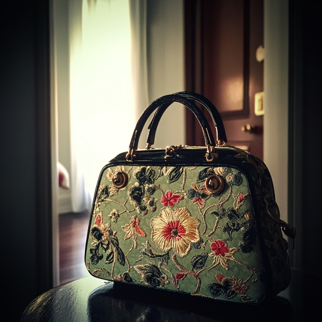 Torebka na bocznym stoliku | Źródło: Midjourney