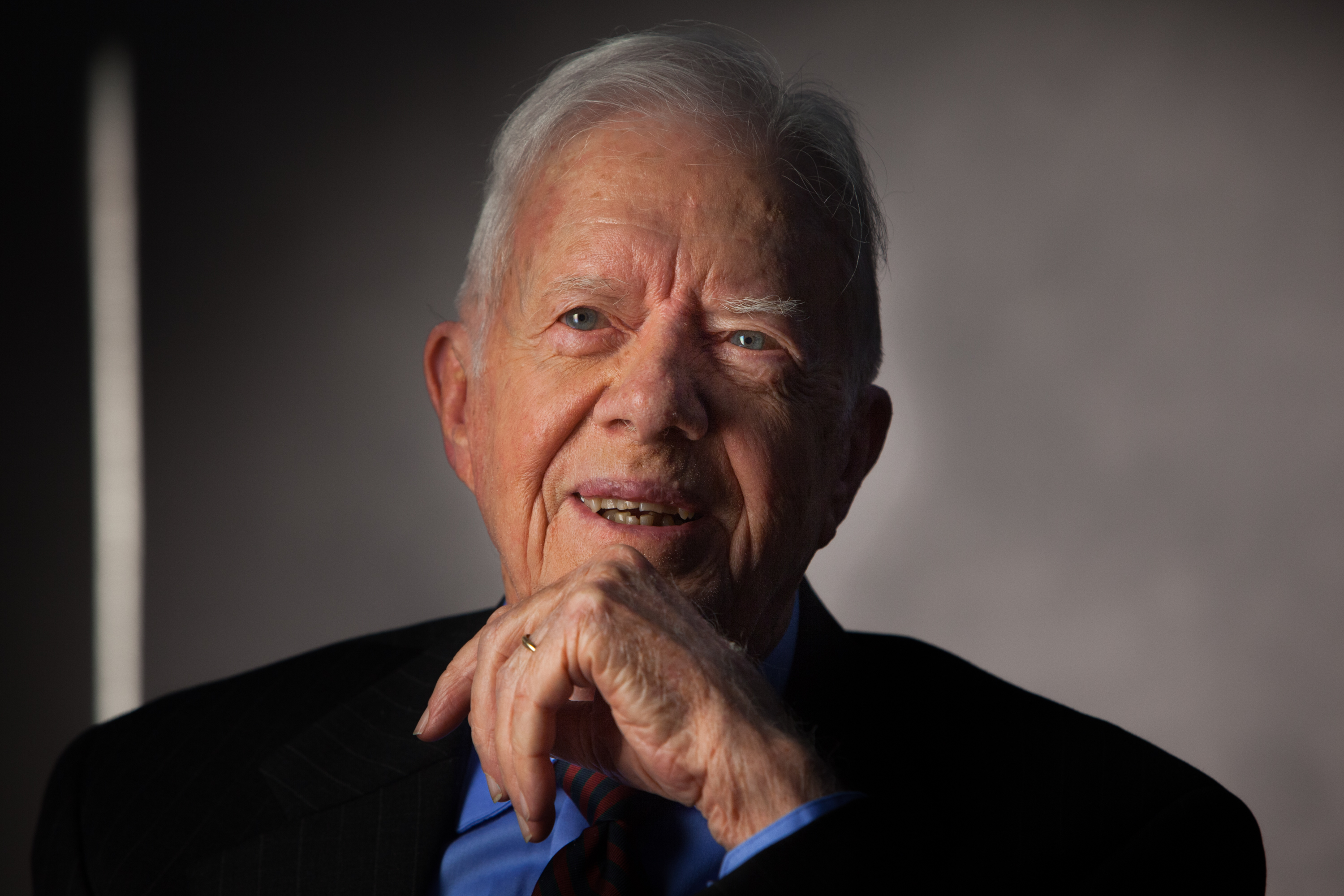 Der ehemalige Präsident Jimmy Carter, fotografiert im Carter Center in Atlanta, Georgia, am 14. September 2011. | Quelle: Getty Images