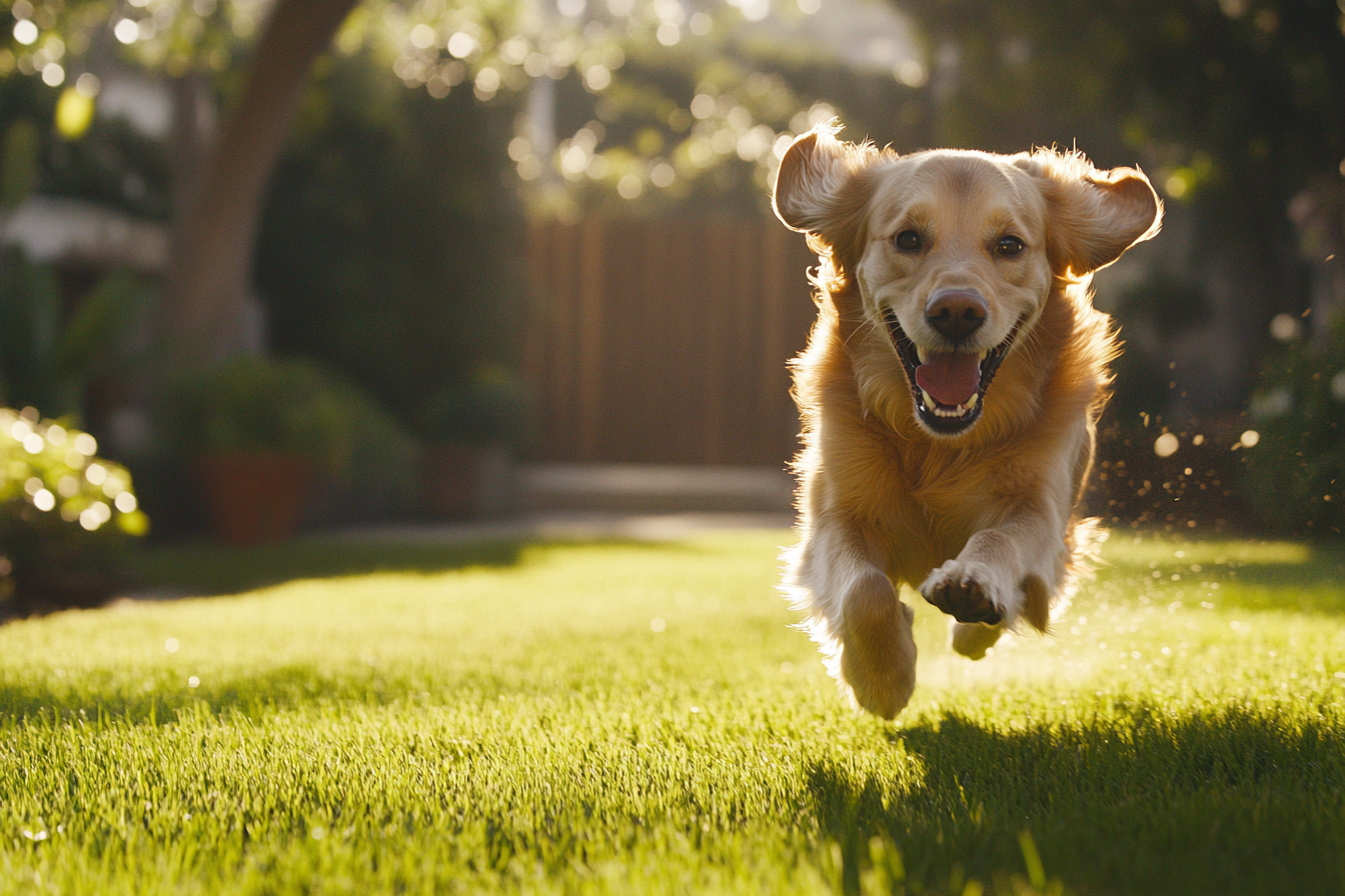 Ein laufender Hund | Quelle: Midjourney