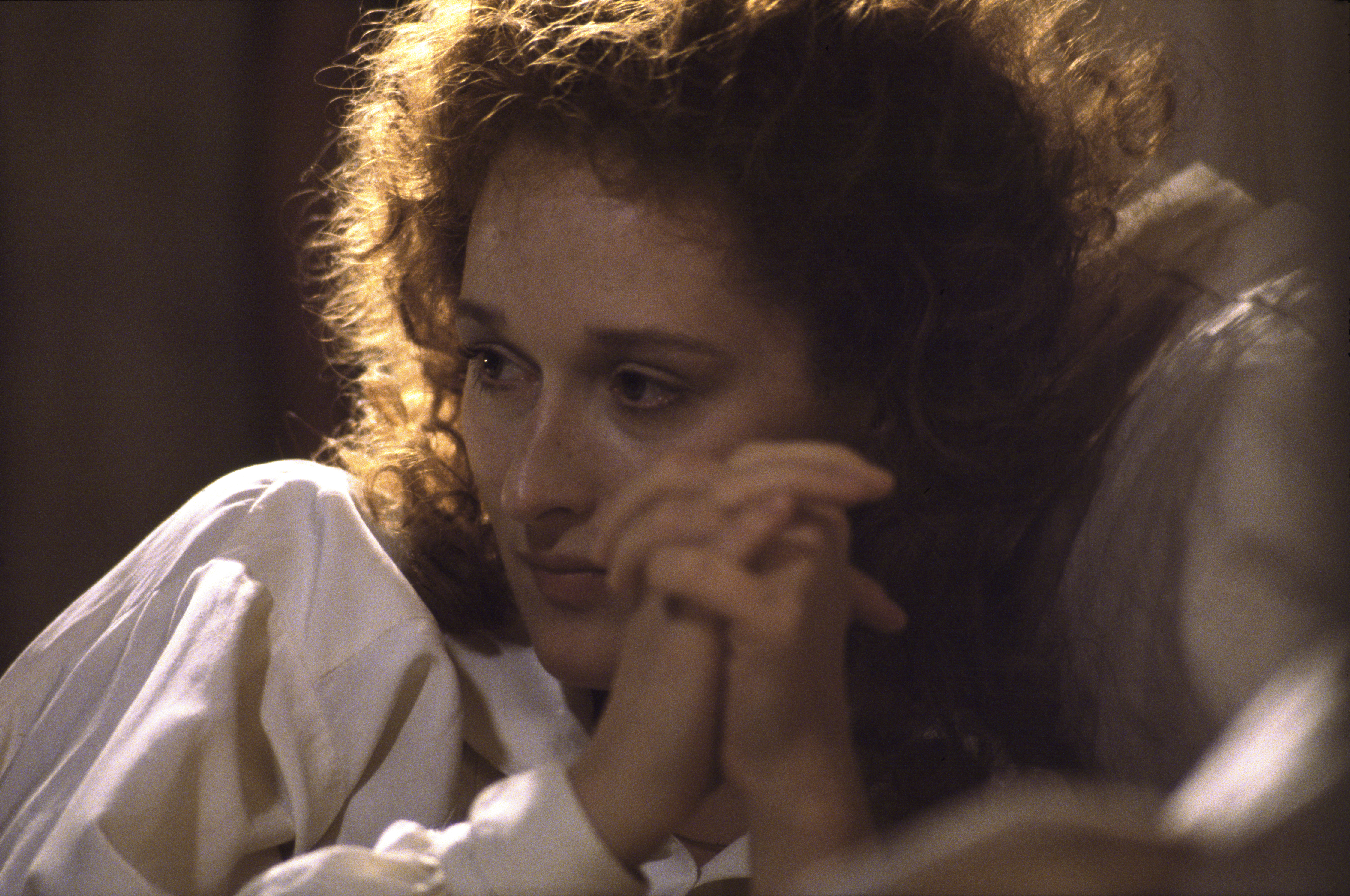 Meryl Streep am Set des Films "The French Lieutenant's Woman", 1980. | Quelle: Getty Images