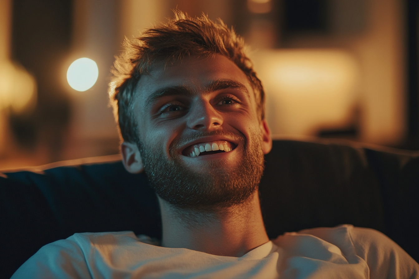 Ein lachender Mann | Quelle: Midjourney