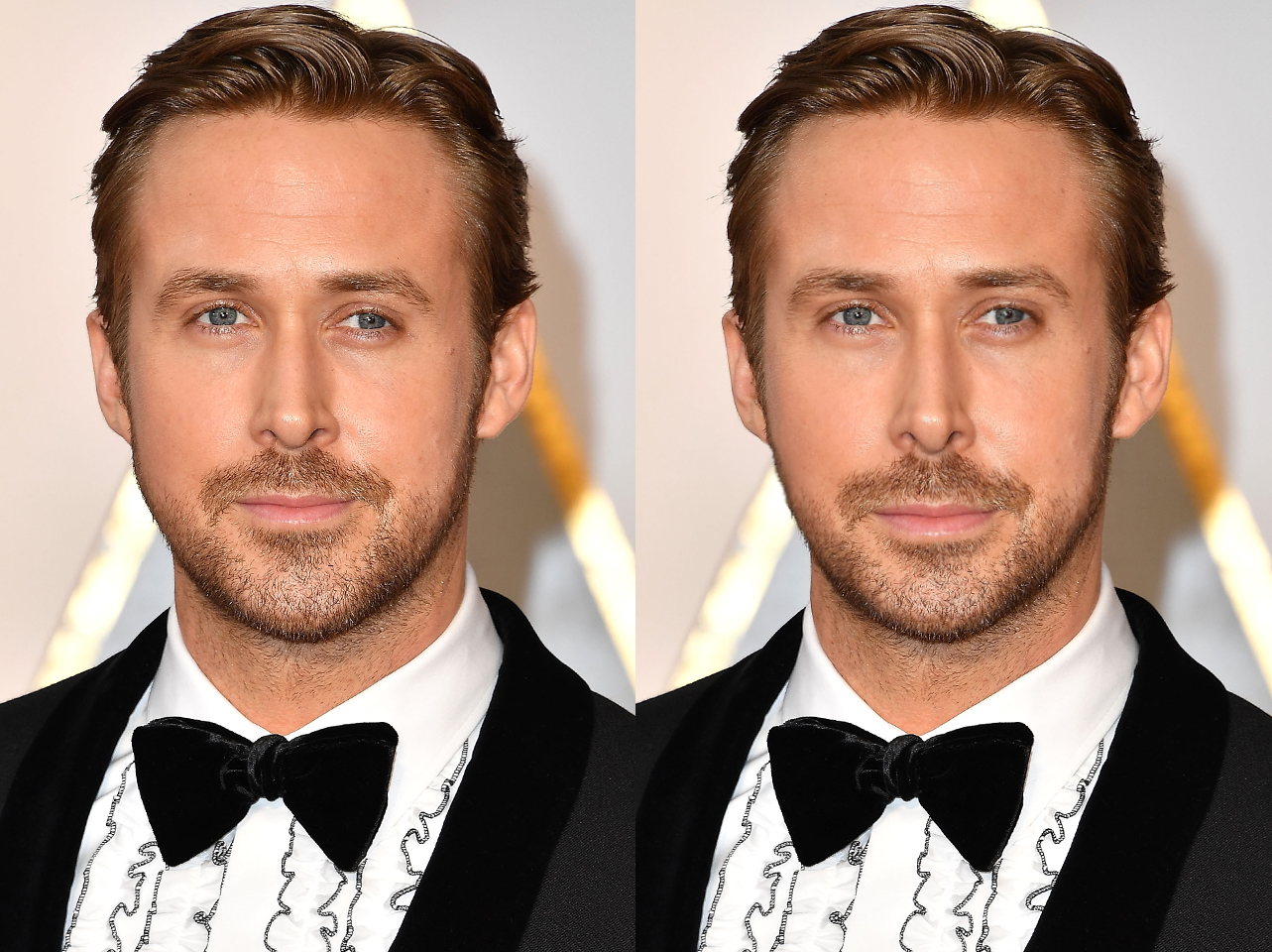Der echte Ryan Gosling gegen sein Ideal-Ich | Quelle: Getty Images