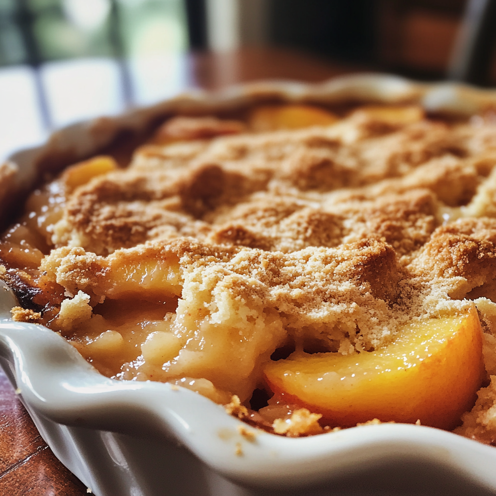 Ein Pfirsichcobbler | Quelle: Midjourney