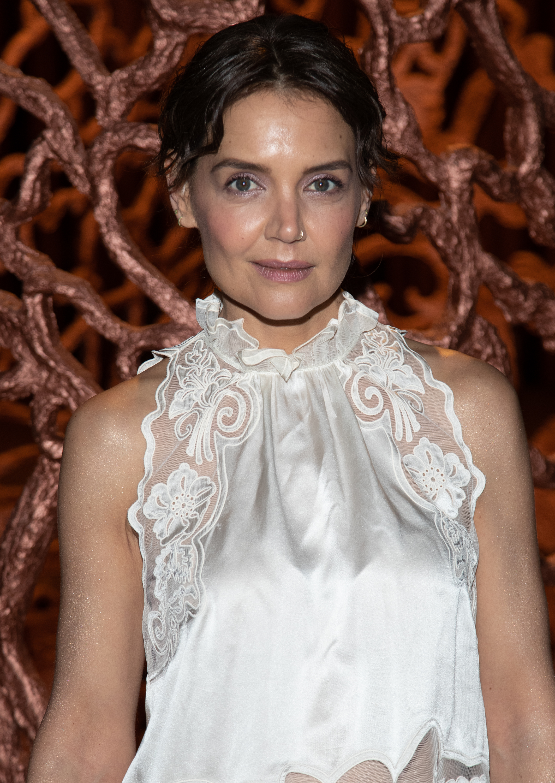 Katie Holmes bei der Ulla Johnson Modenschau in New York am 11. Februar 2024 | Quelle: Getty Images