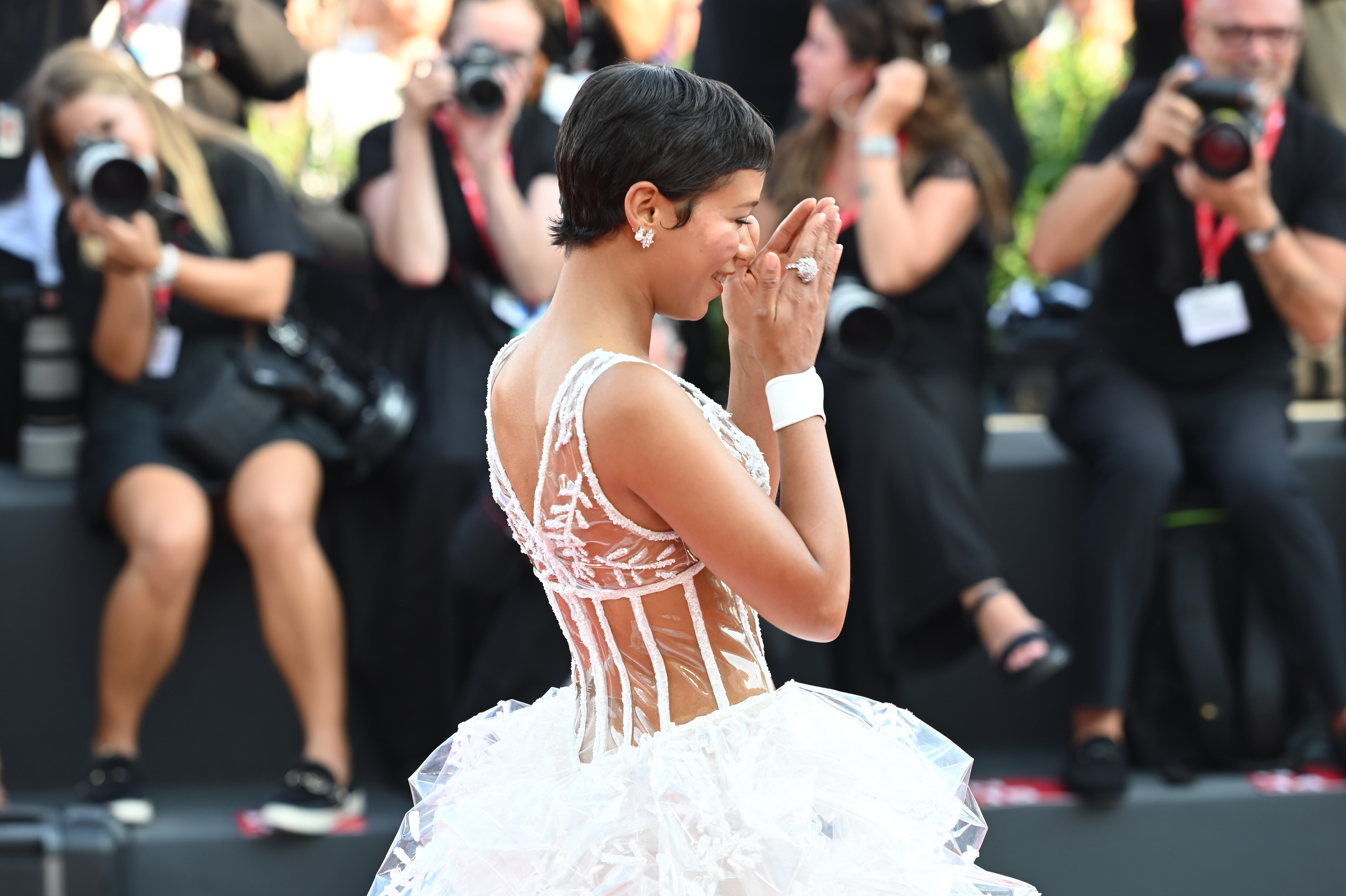 Taylor Russell während der 81. Internationalen Filmfestspiele von Venedig am 28. August 2024 in Venedig, Italien. | Quelle: Getty Images