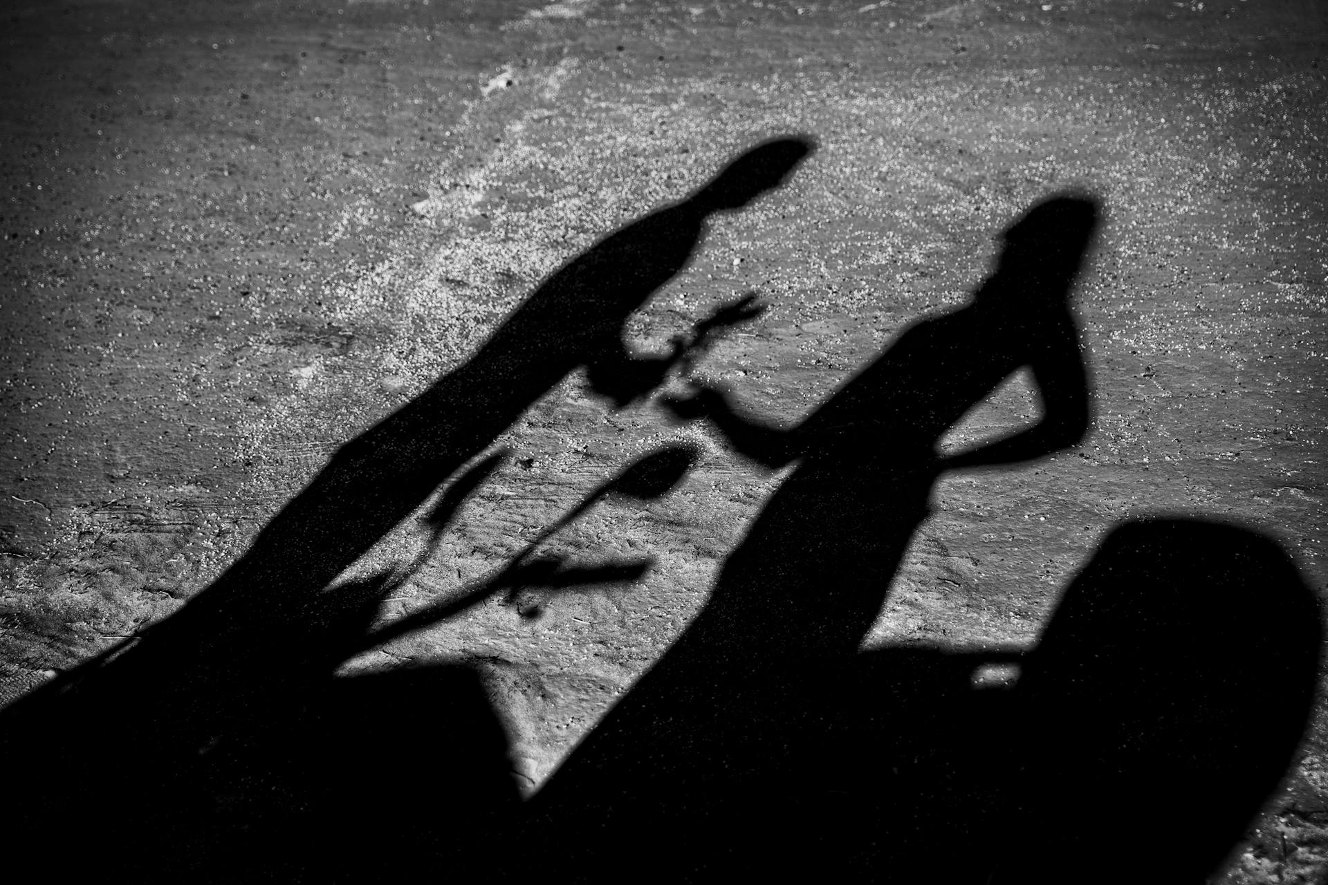 Ein Schatten von einem Paar | Quelle: Pexels