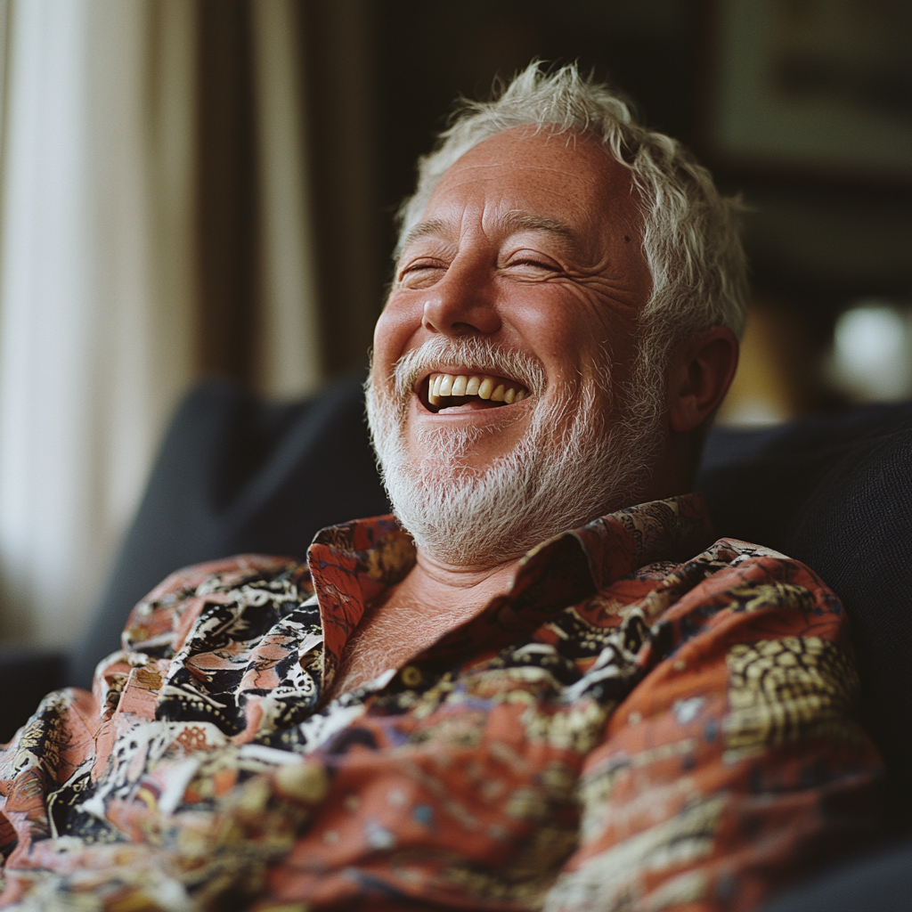 Ein lachender Mann | Quelle: Midjourney